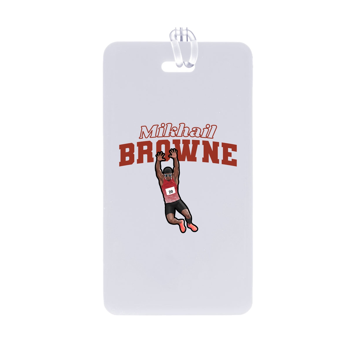 Bag Tag — Name Arch in Classic