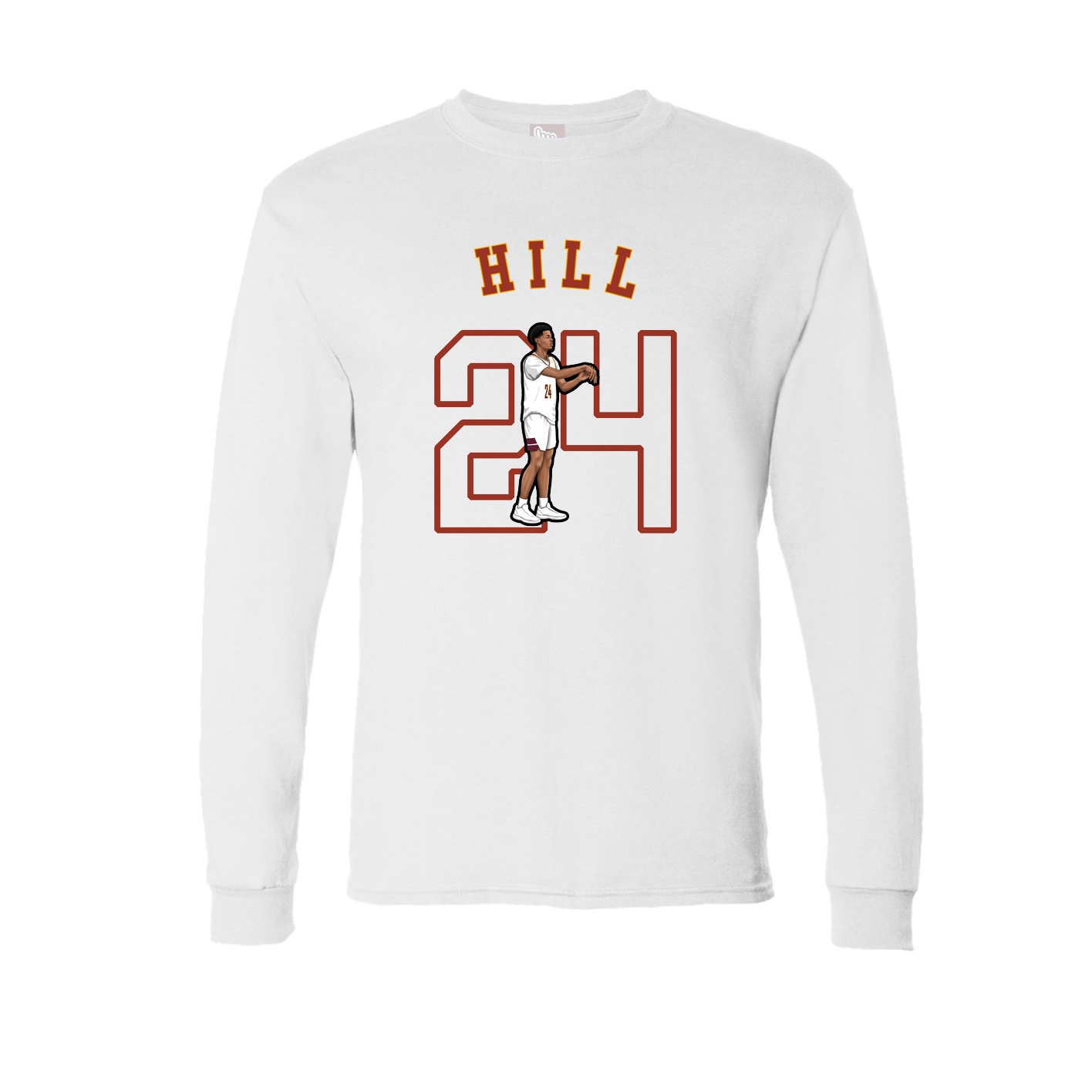 Long Sleeve Tee — Shirsey Arch in White