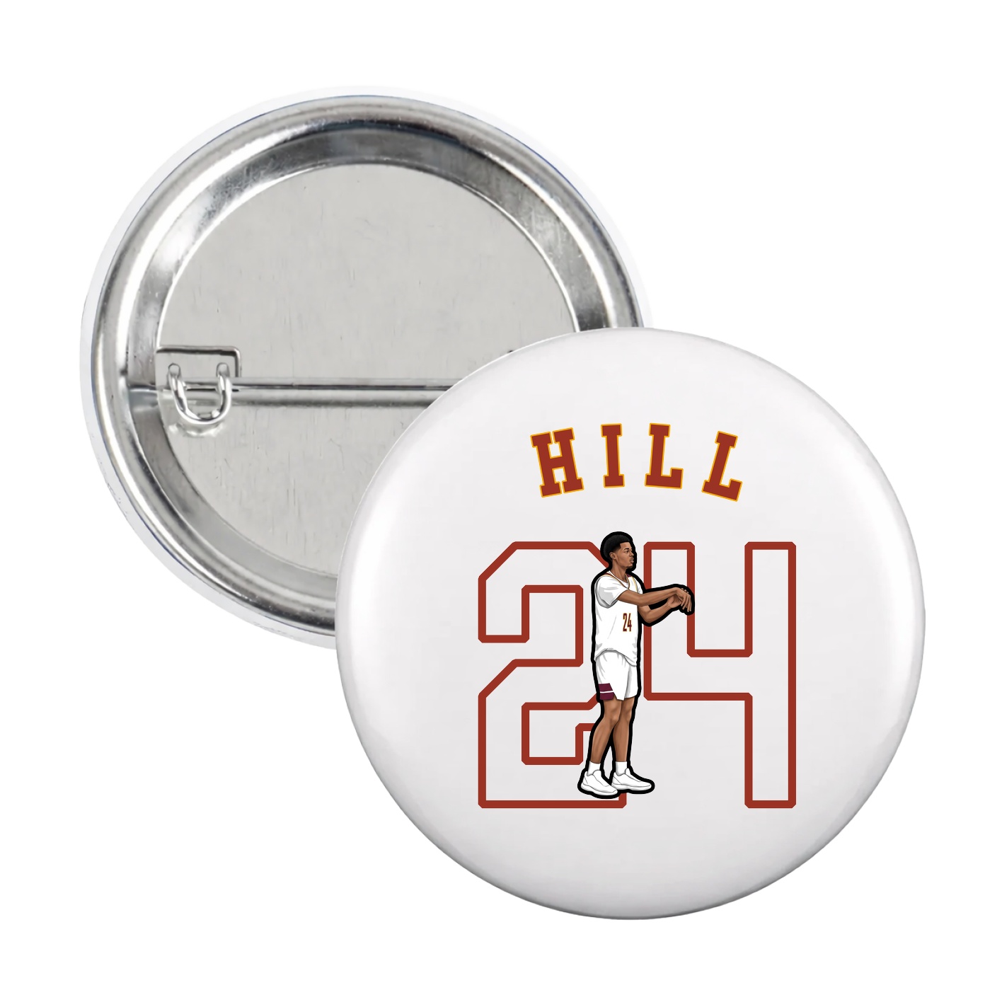 Game Day Button — Shirsey Arch in White