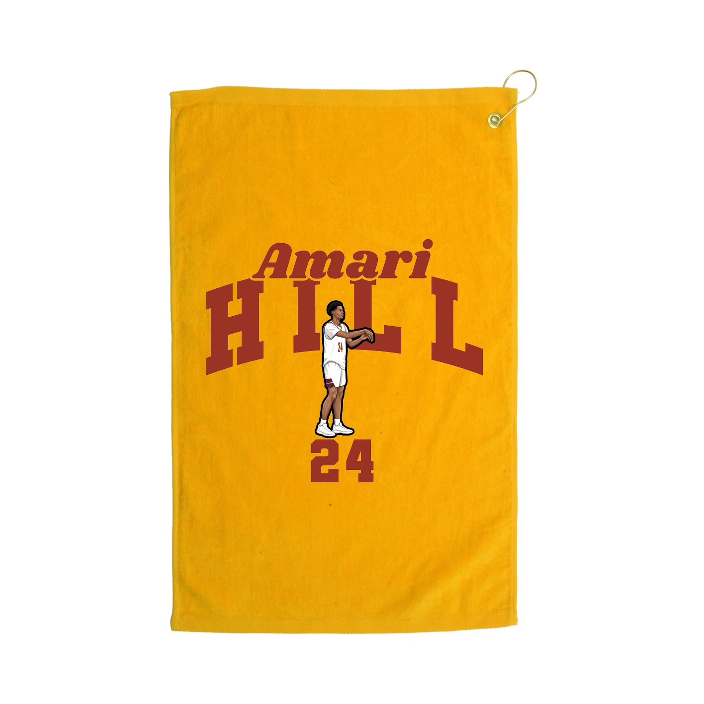 Golf Towel — Signature Arch in Gold