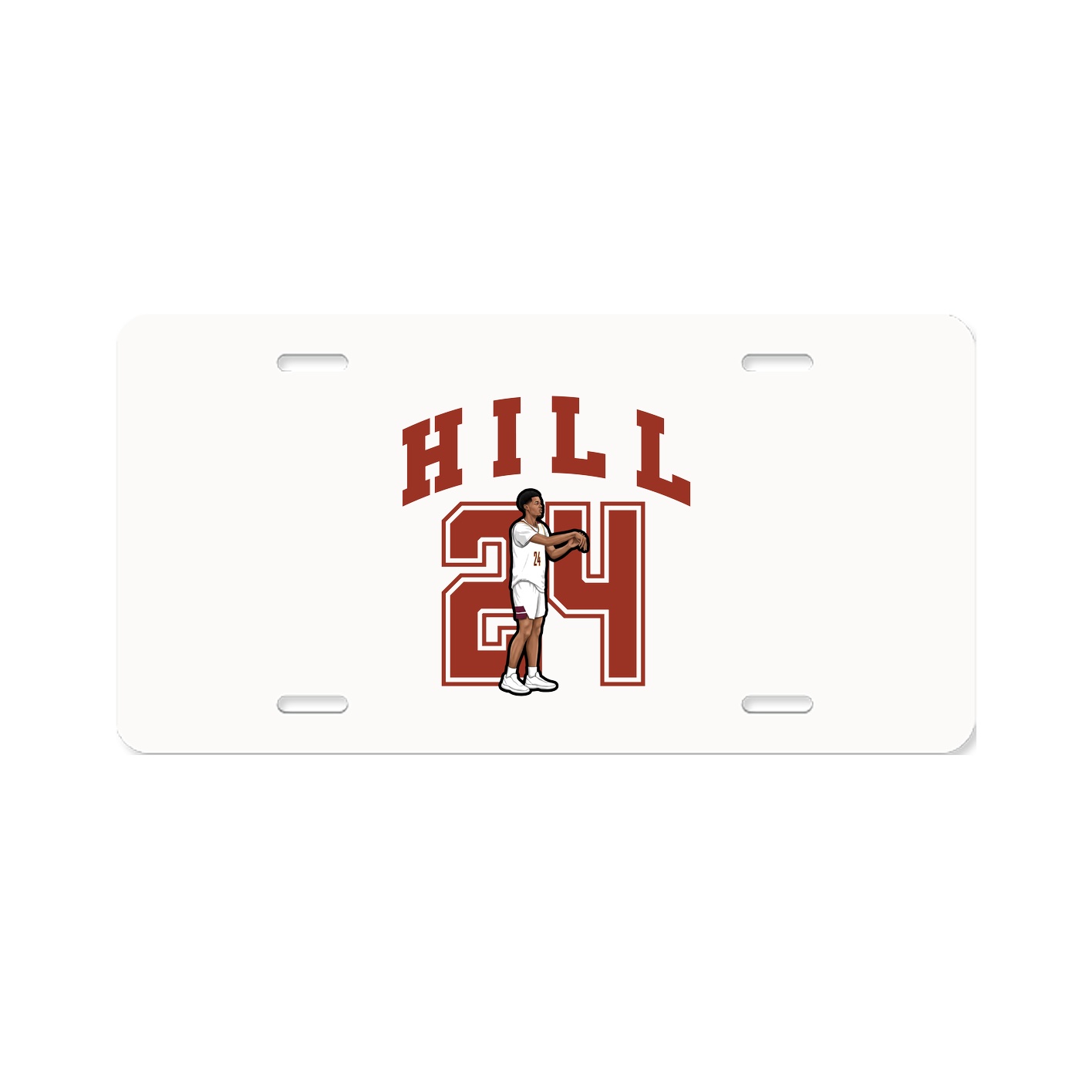 License Plate — Number in Classic