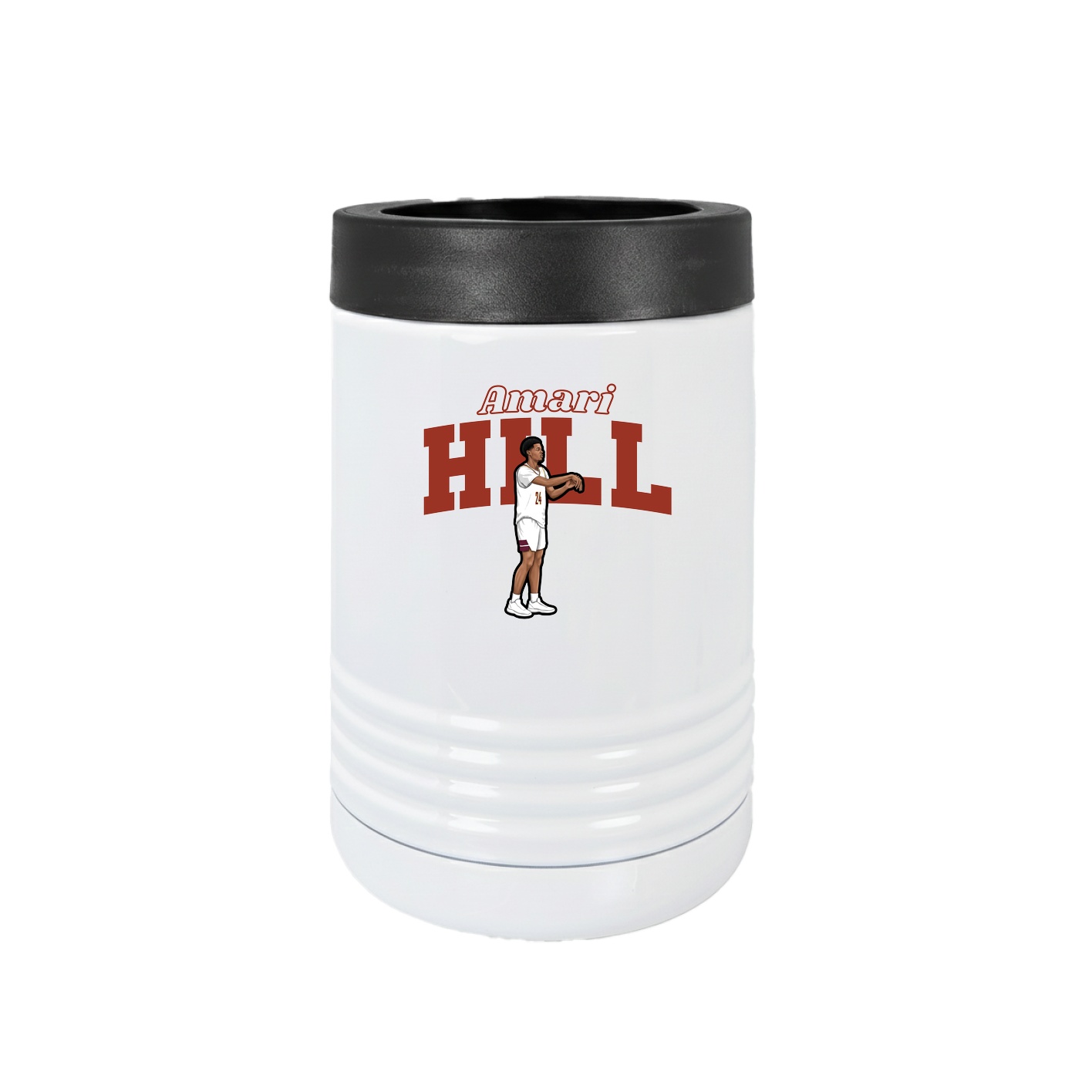 Beverage Holder — Name Arch in White