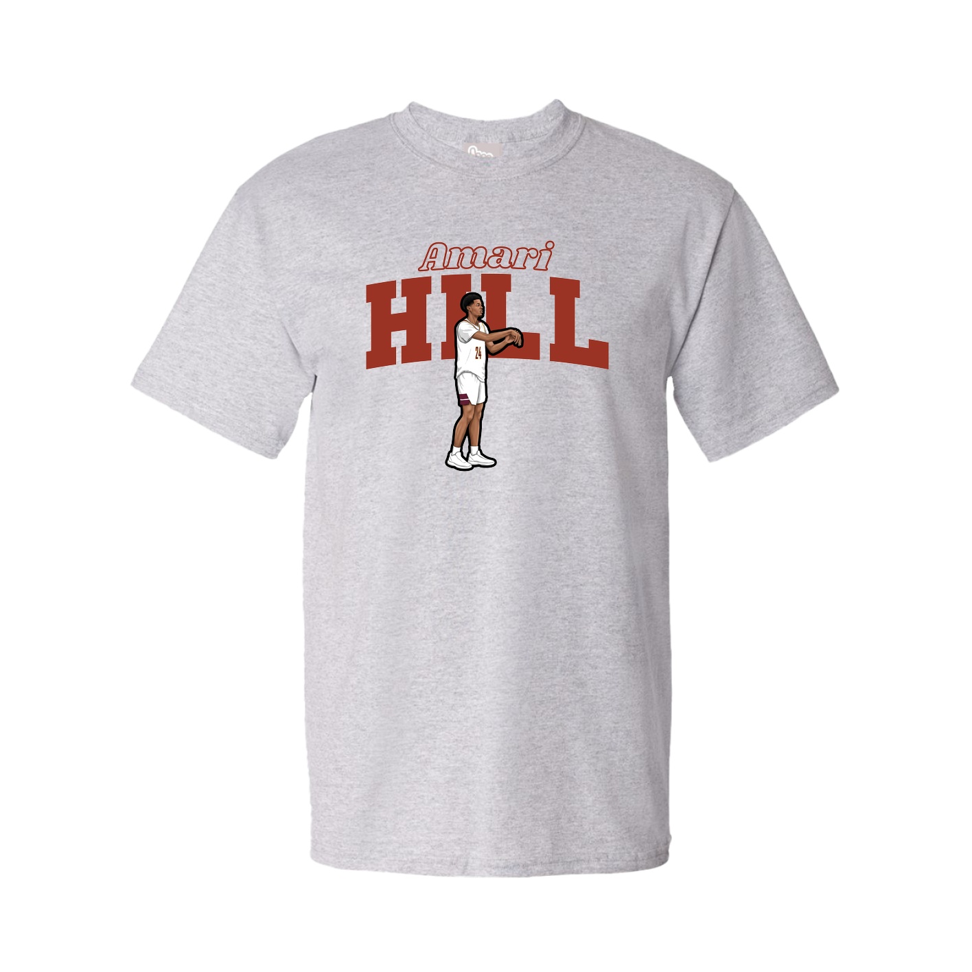 Tee — Name Arch in Grey