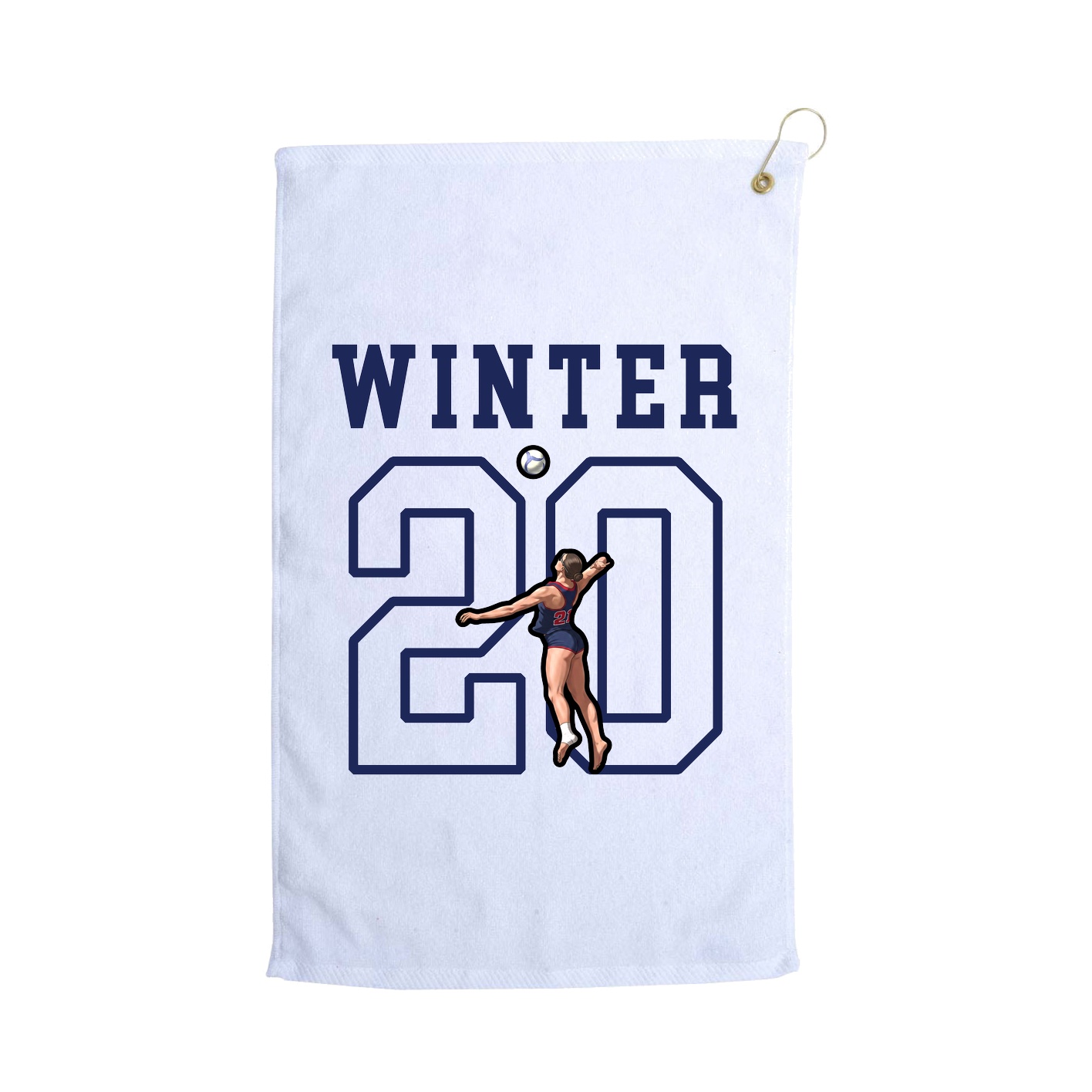 Golf Towel — Shirsey in White