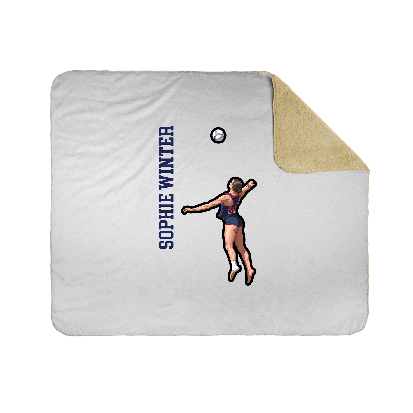 50x60 Sherpa Lined Throw Blanket