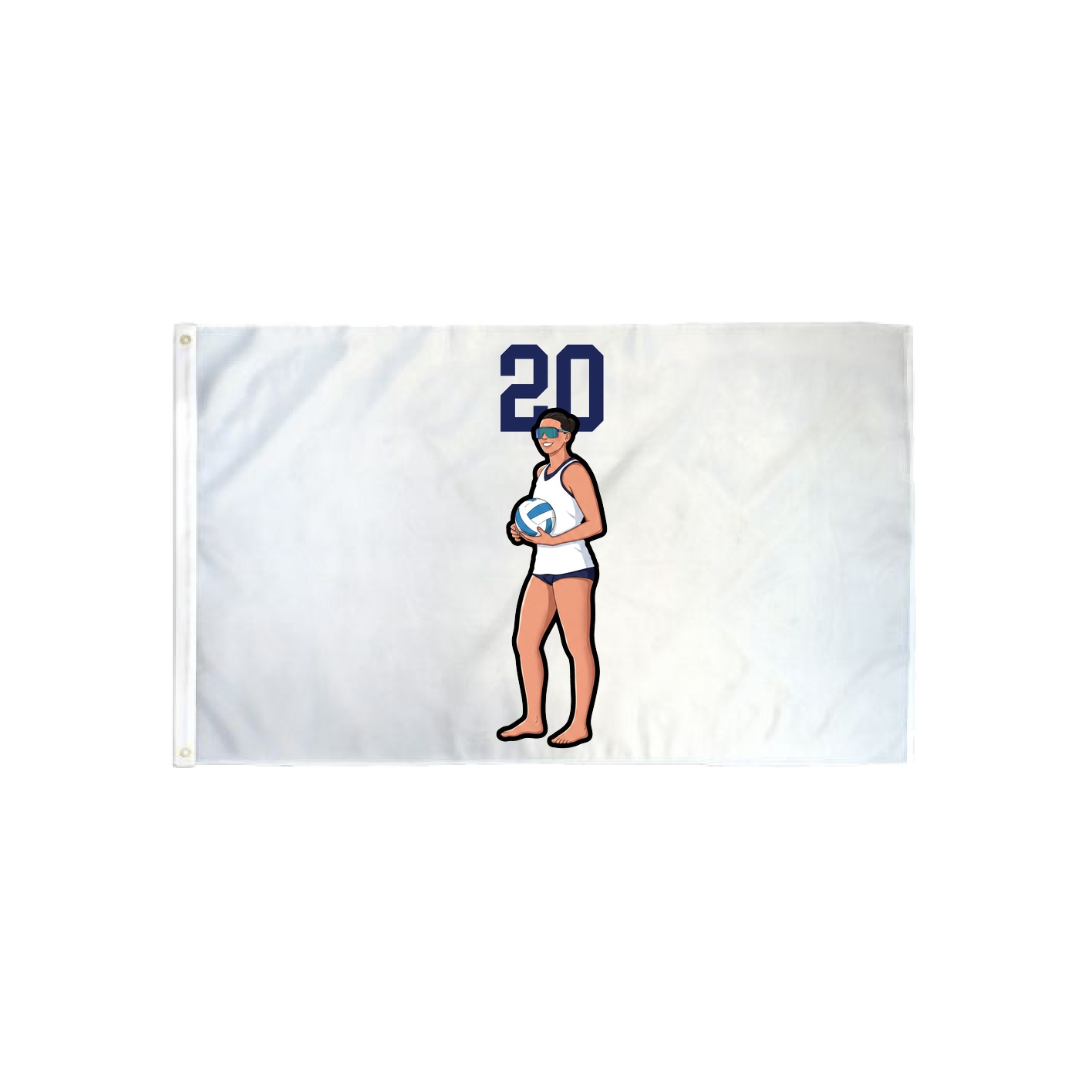 3x5 Flag — Number Top in Classic