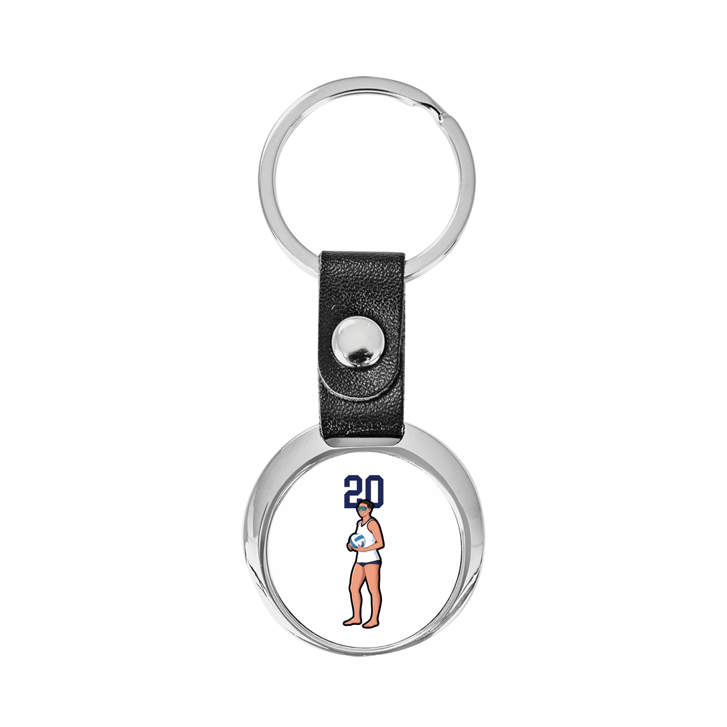 Key Chain — Number Top in Classic
