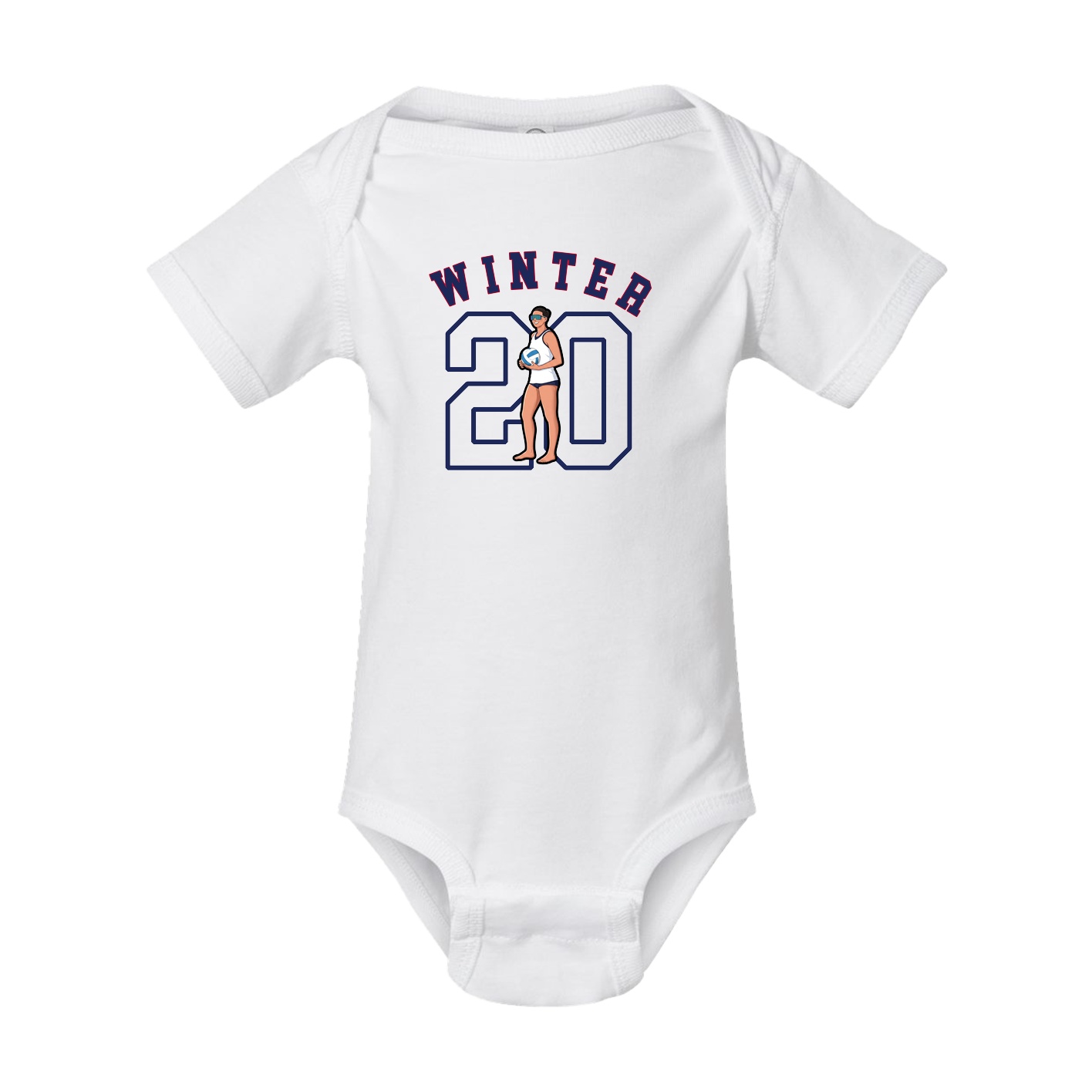 Baby Onesie — Shirsey Arch in White