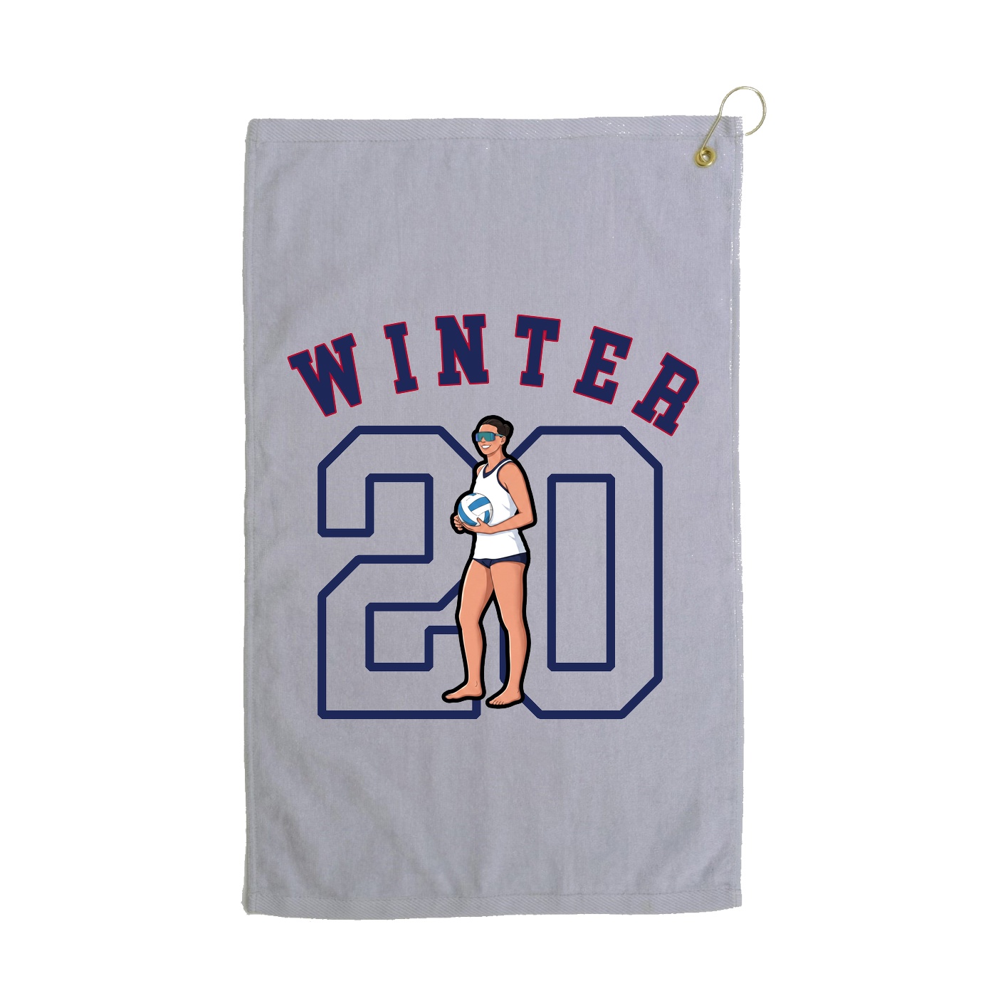 Golf Towel — Shirsey Arch in Grey