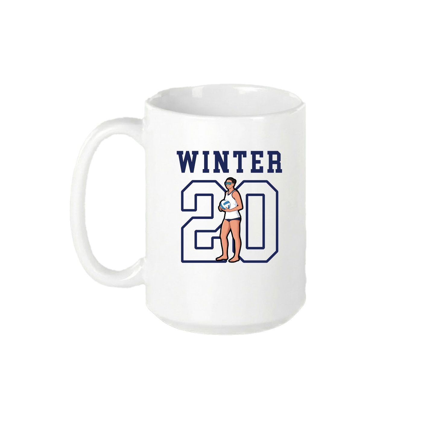 15oz Coffee Mug — Shirsey in White
