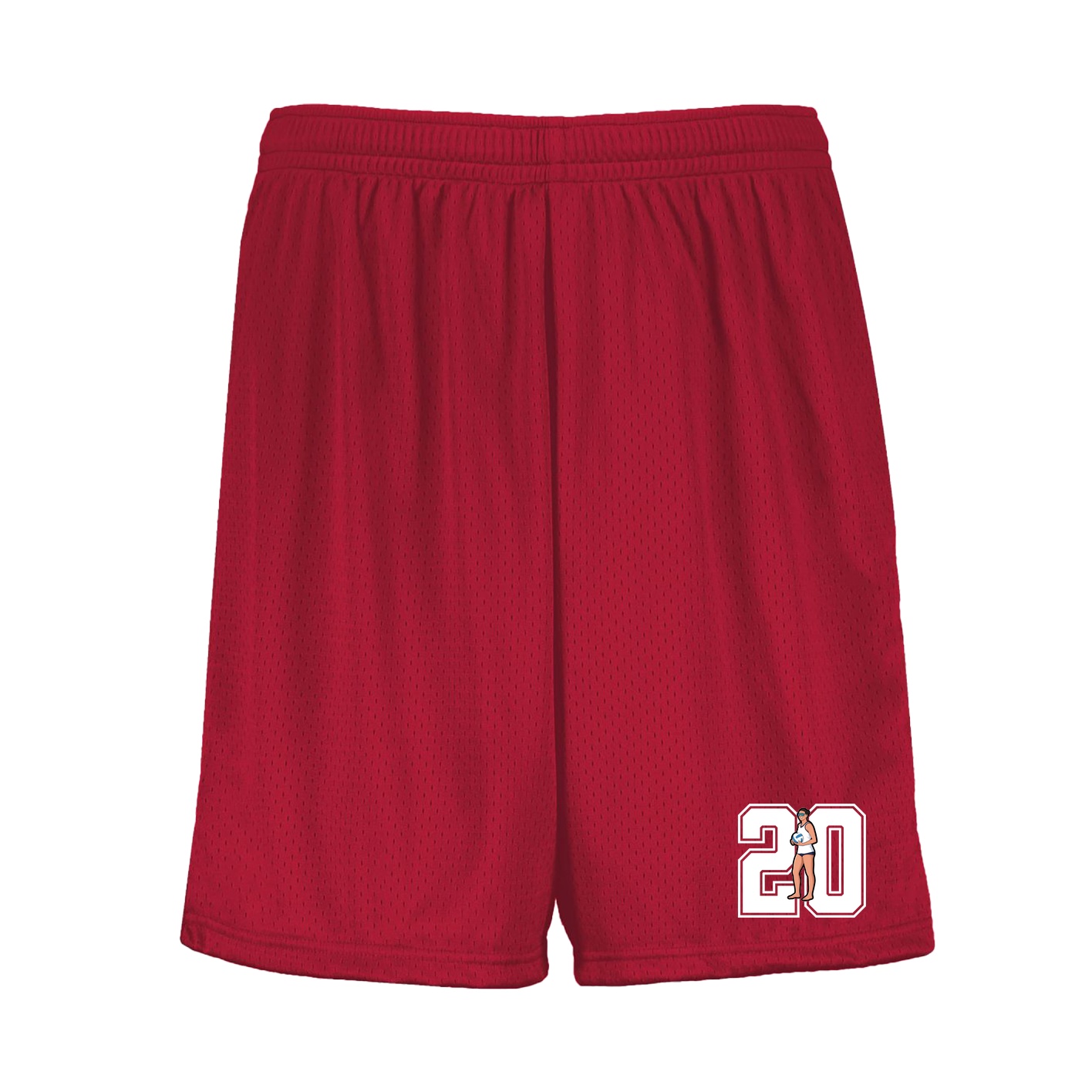 Shorts — Number in Red