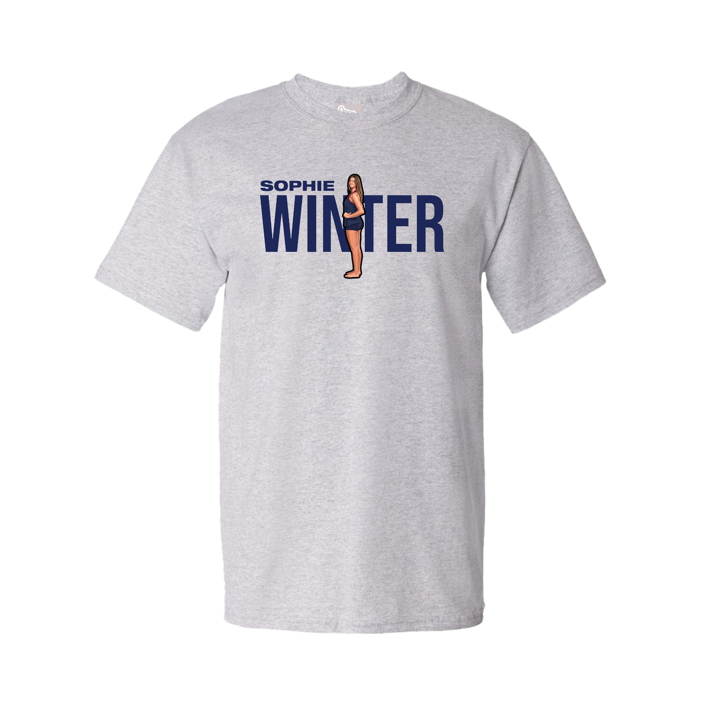 Youth Tee — Player Name in Grey