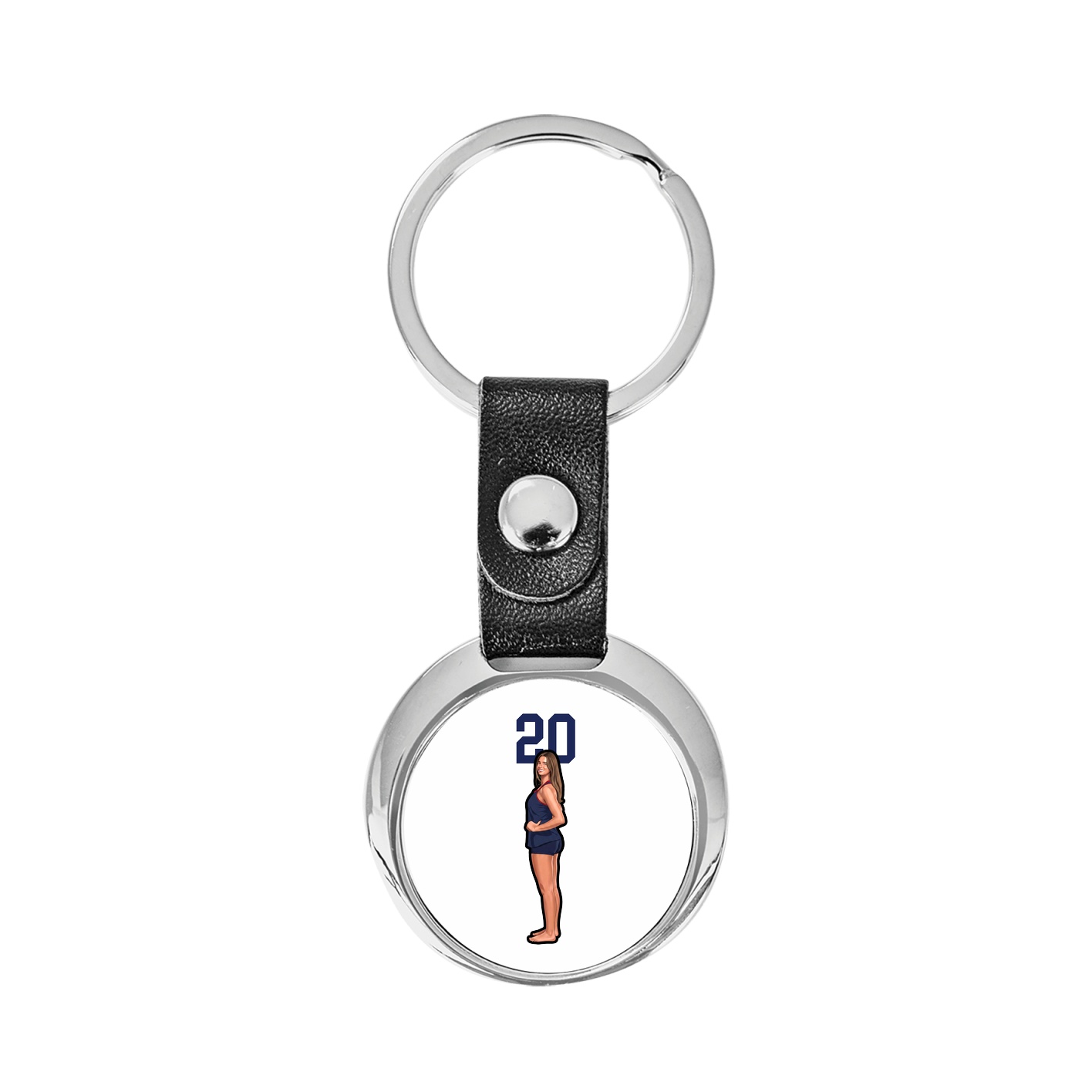 Key Chain — Number Top in Classic