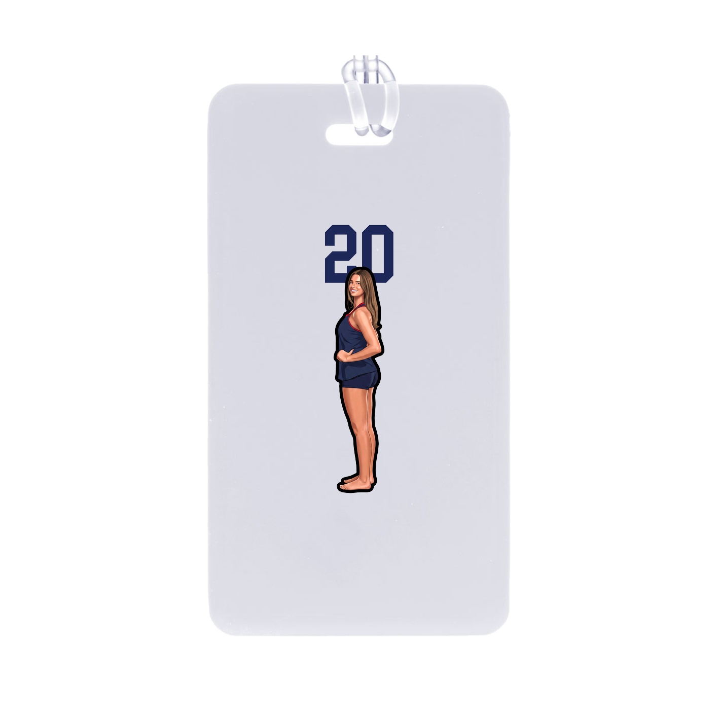 Bag Tag — Number Top in Classic