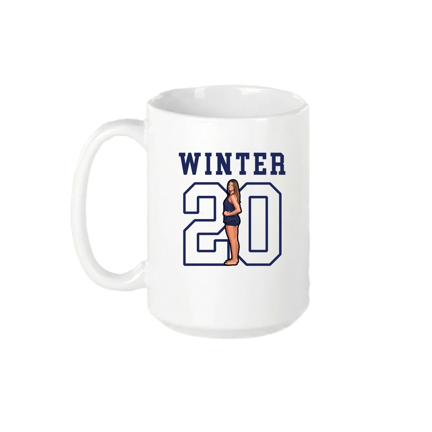 15oz Coffee Mug — Shirsey in White