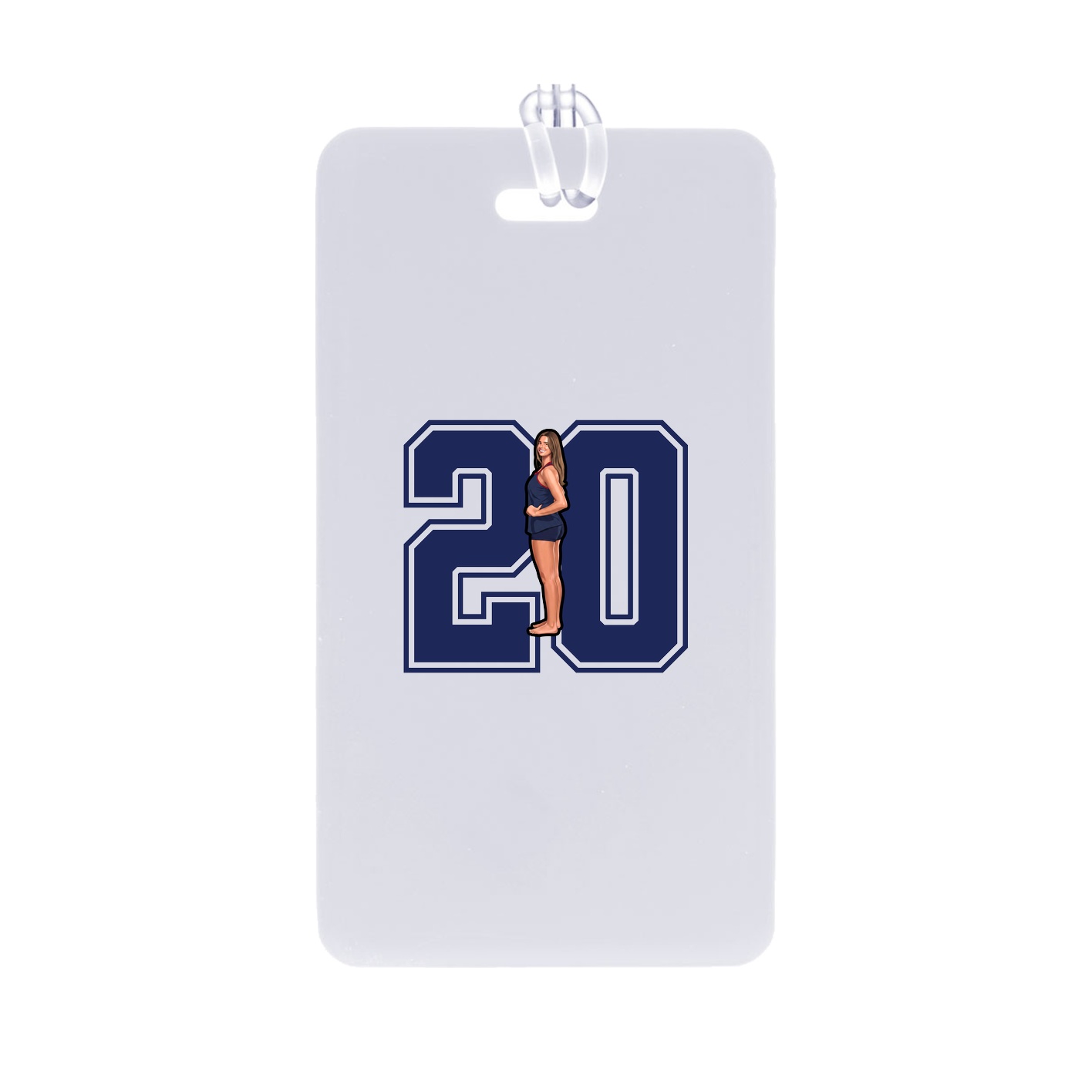 Bag Tag — Number in Classic