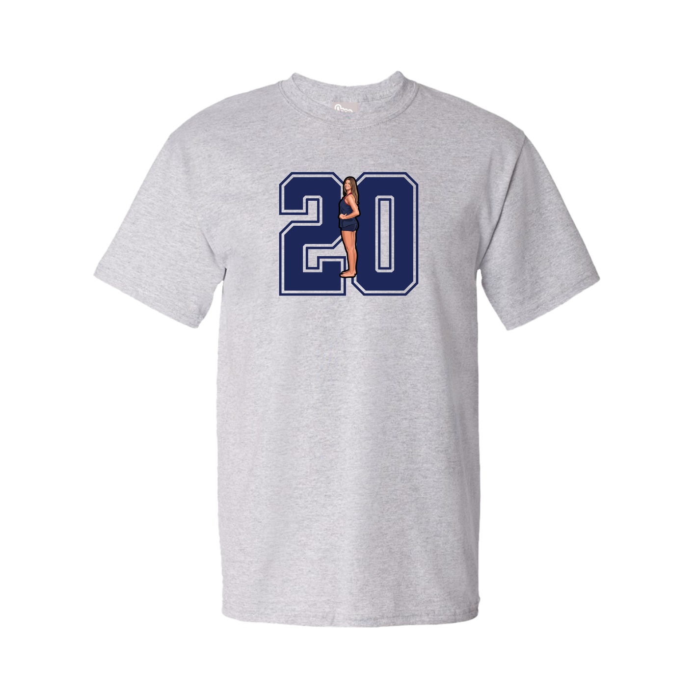 Tee — Number in Grey