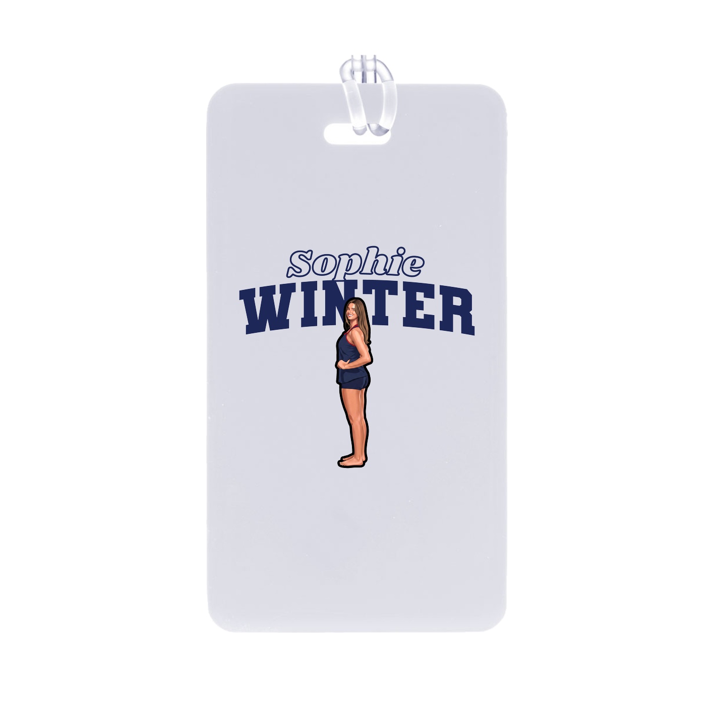 Bag Tag — Name Arch in Classic