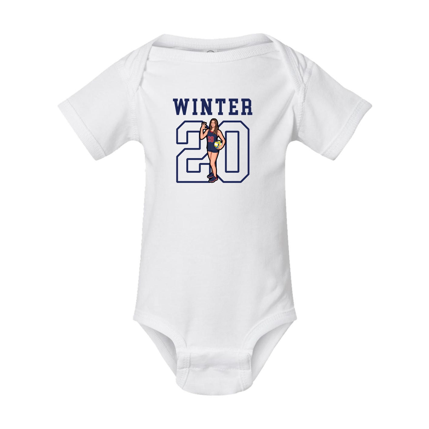 Baby Onesie — Shirsey in White