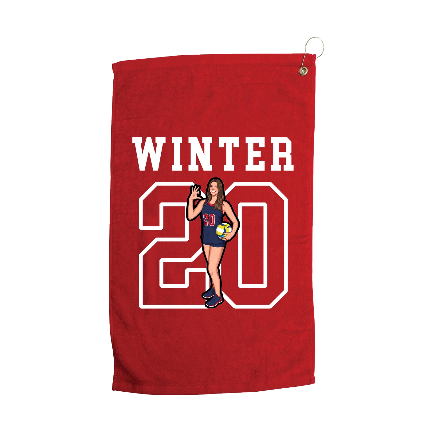 Golf Towel — Shirsey in Red