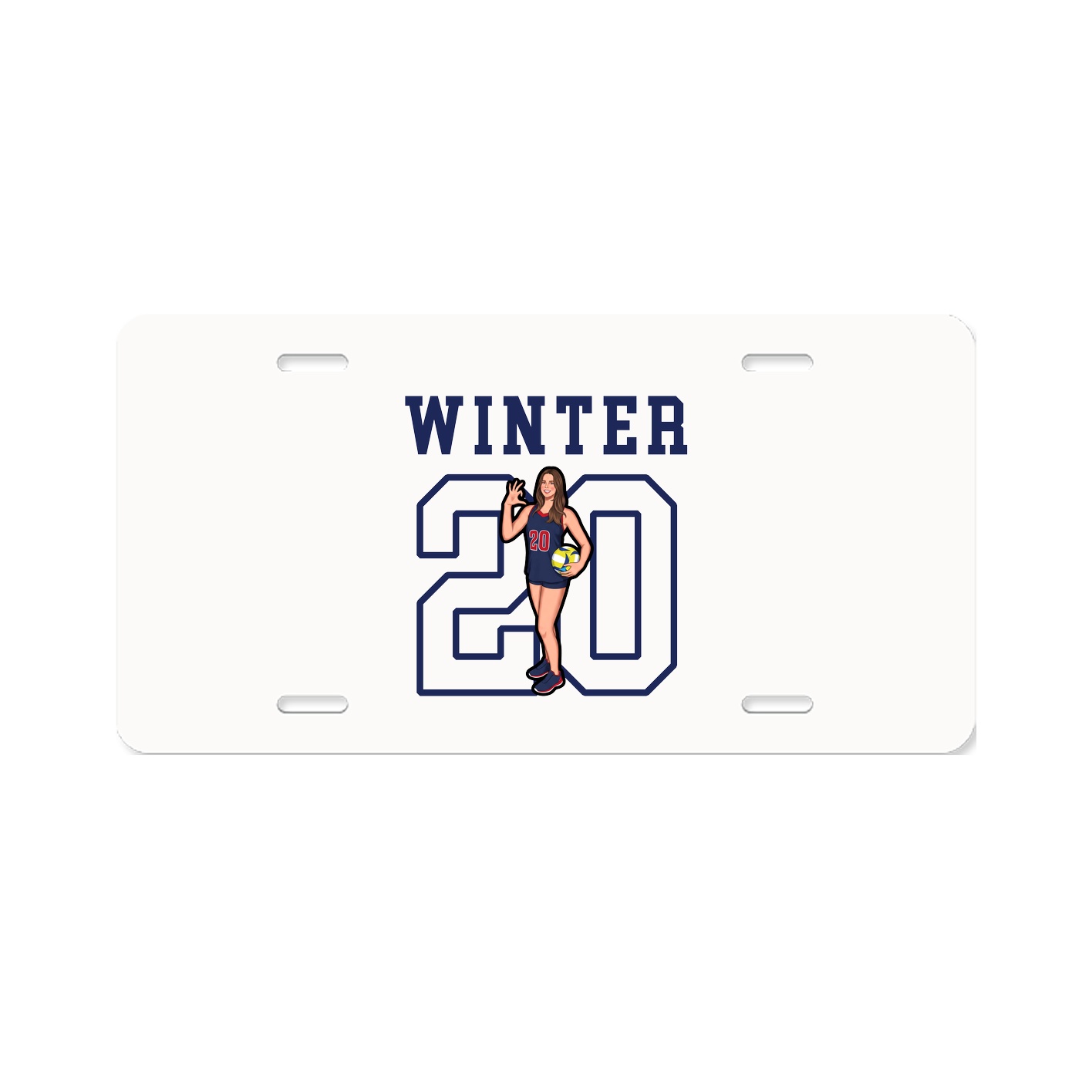 License Plate — Shirsey in Classic