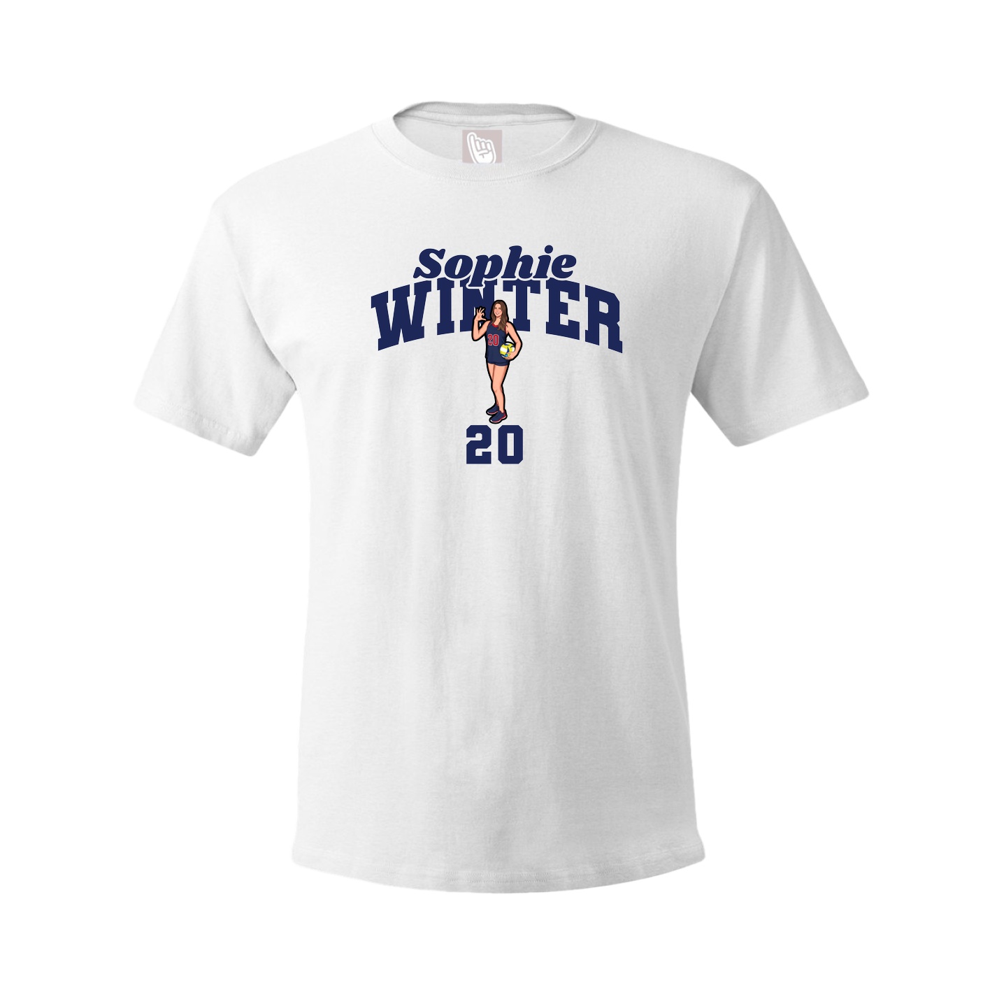 Tee — Signature Arch in White