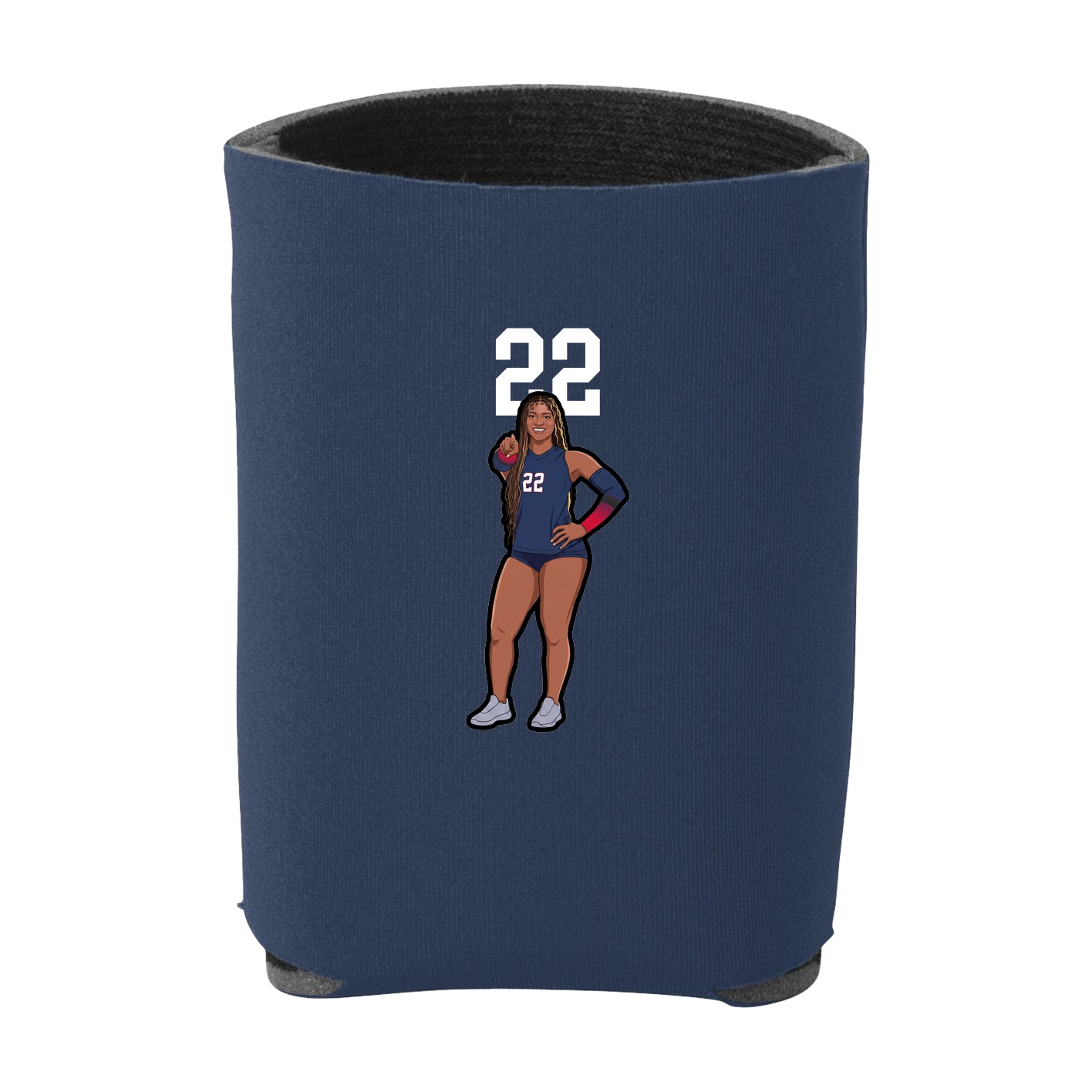 Can Holder — Number Top in Navy