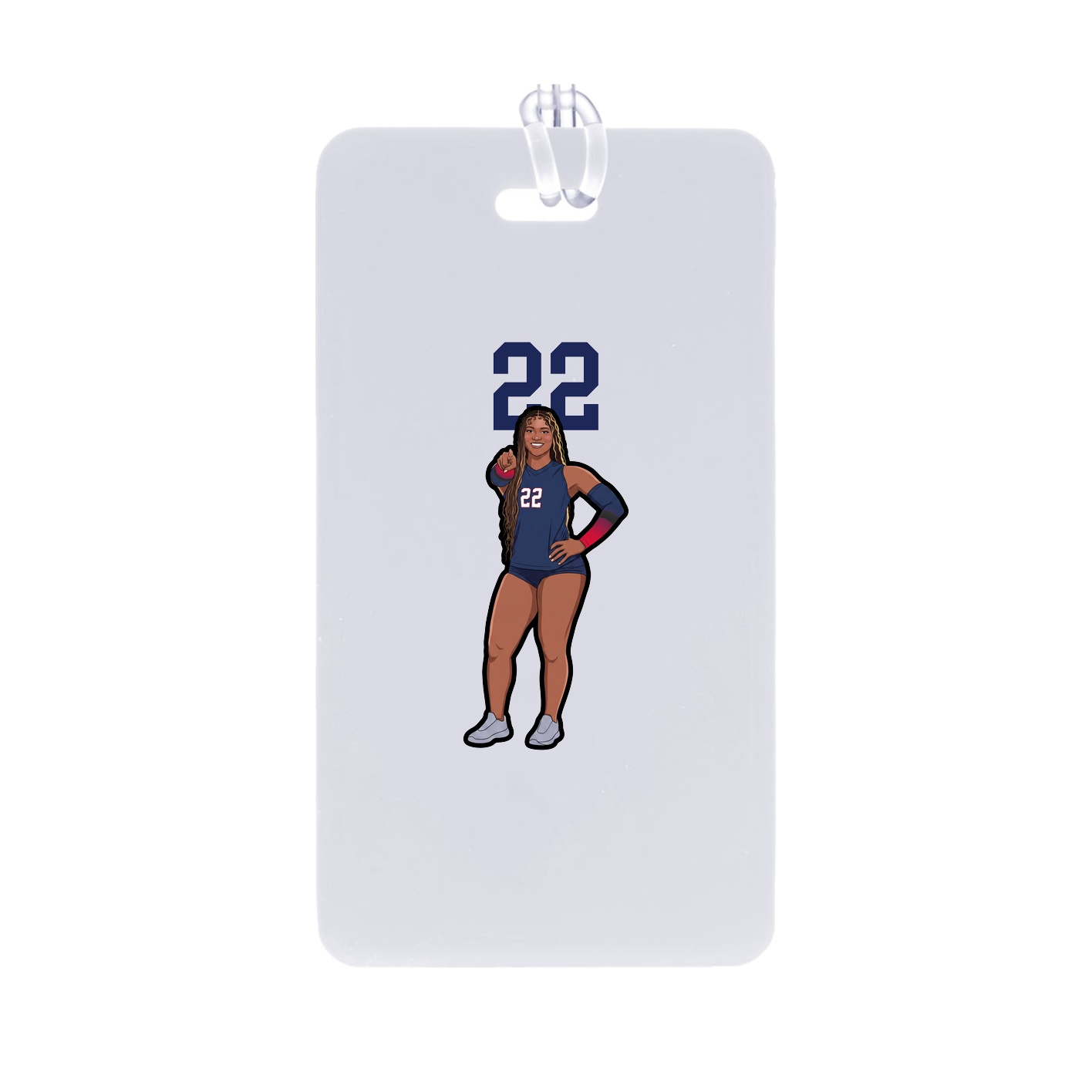 Bag Tag — Number Top in Classic