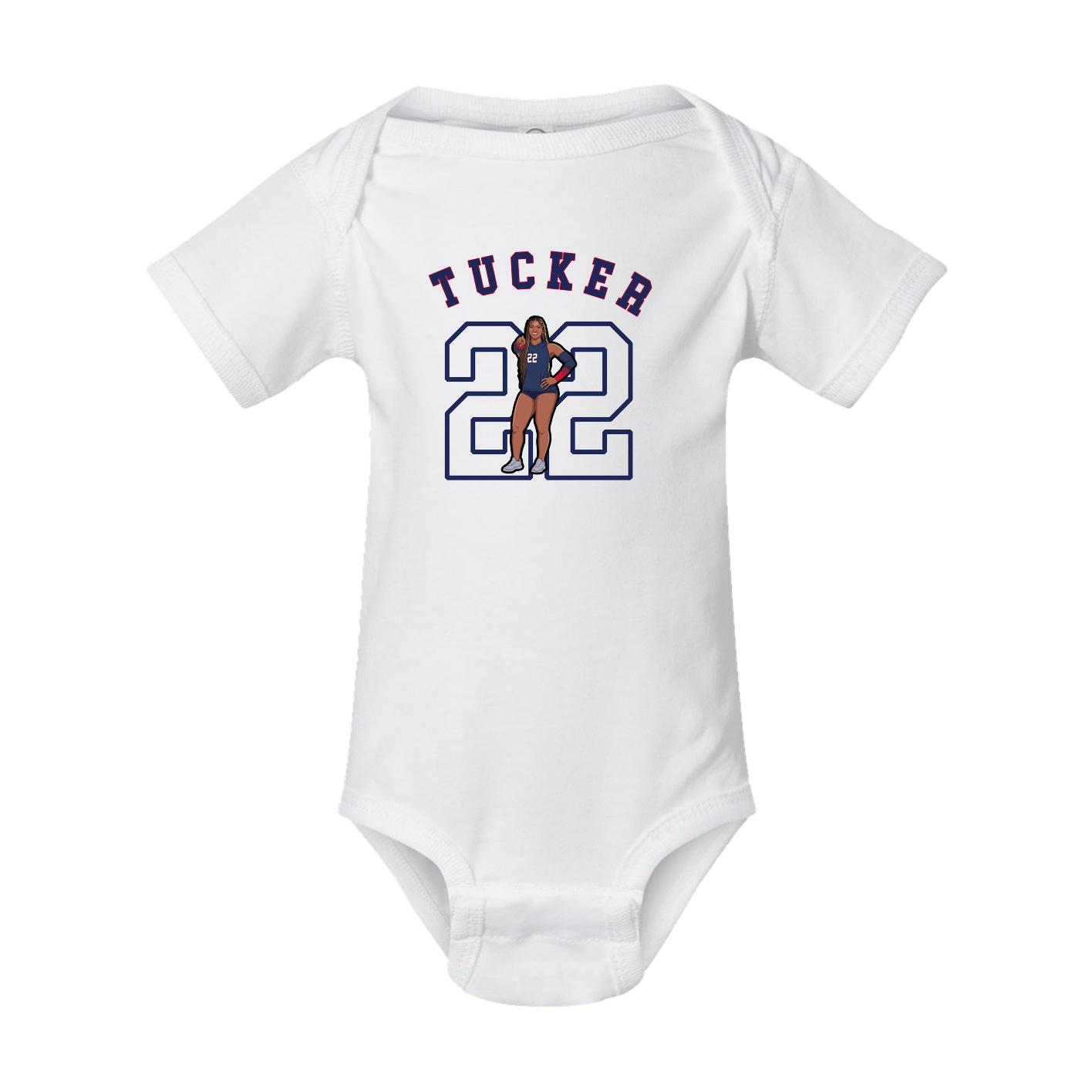 Baby Onesie — Shirsey Arch in White