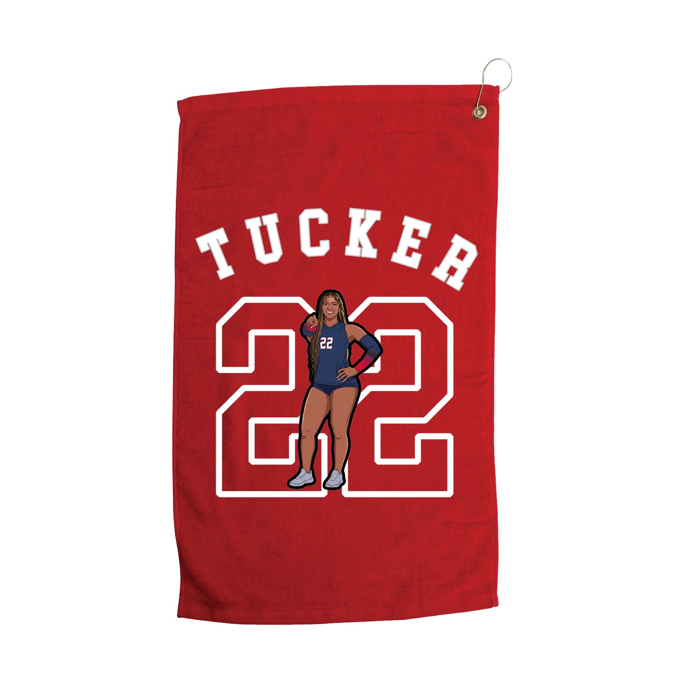 Golf Towel — Shirsey Arch in Red
