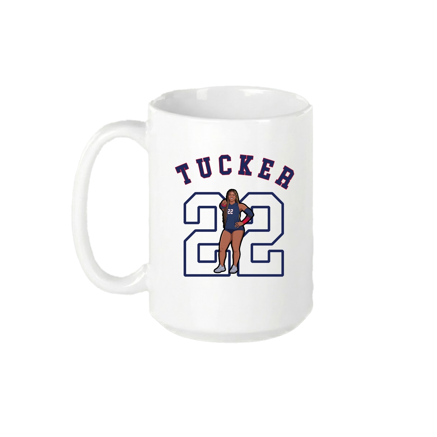 15oz Coffee Mug — Shirsey Arch in White