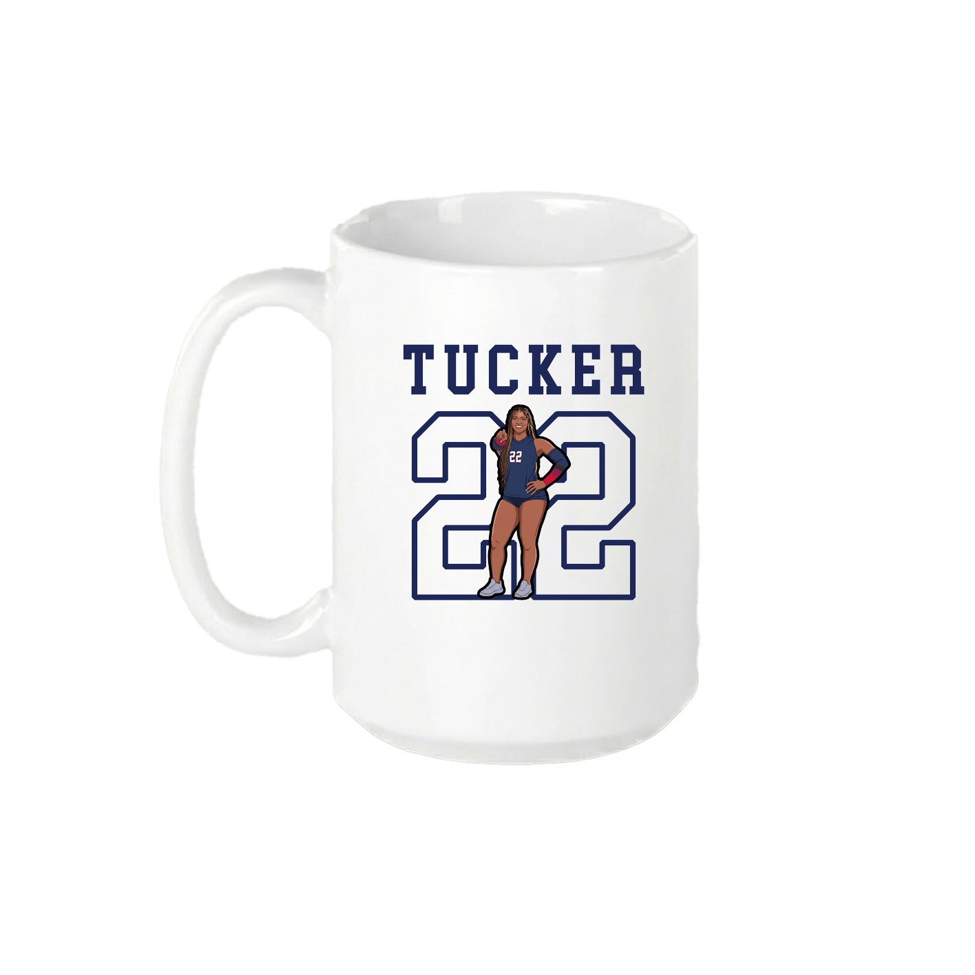 15oz Coffee Mug — Shirsey in White
