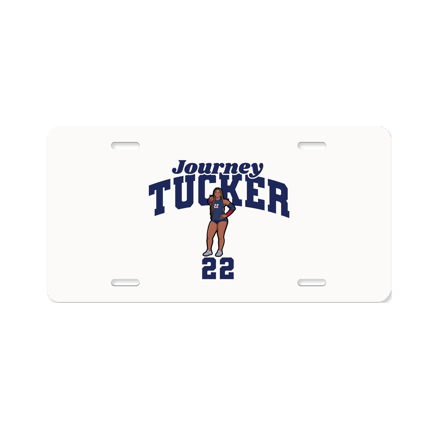 License Plate — Signature Arch in Classic