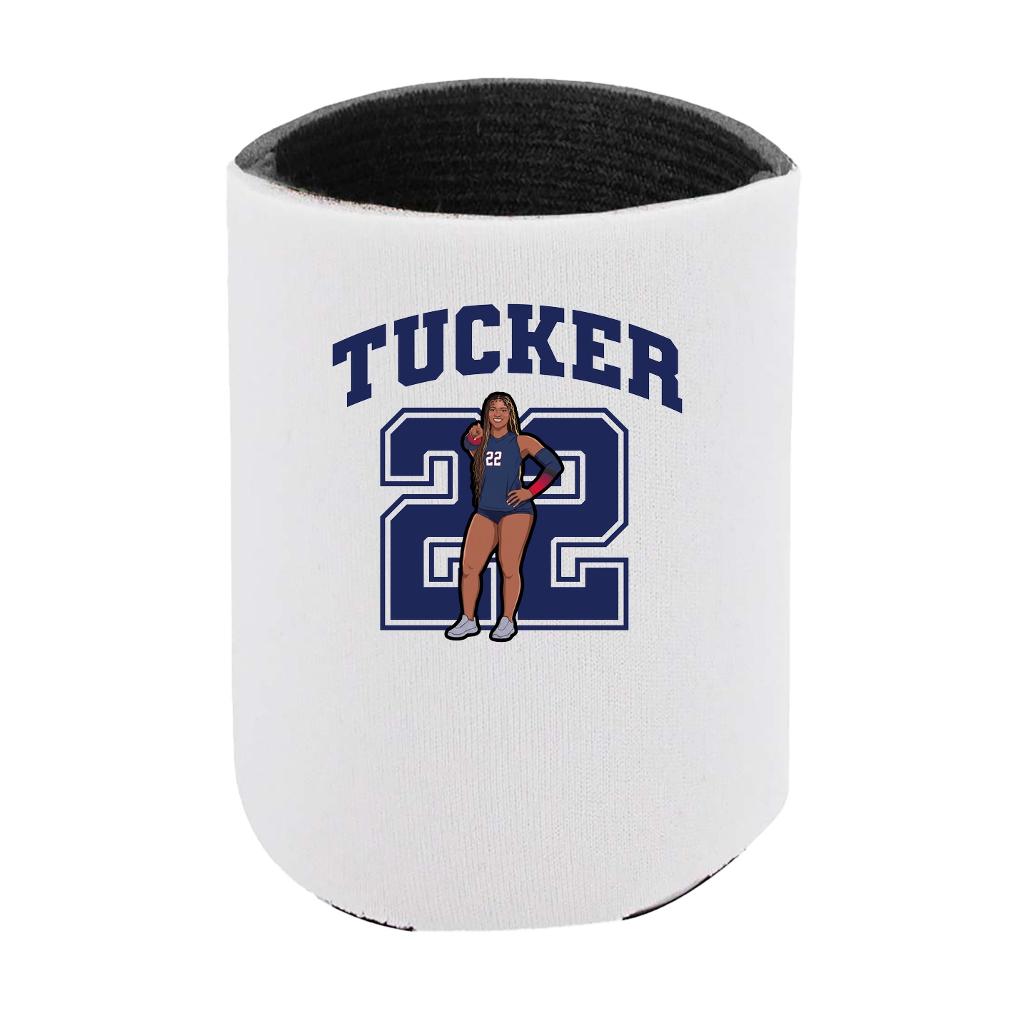 Can Holder — Number in White