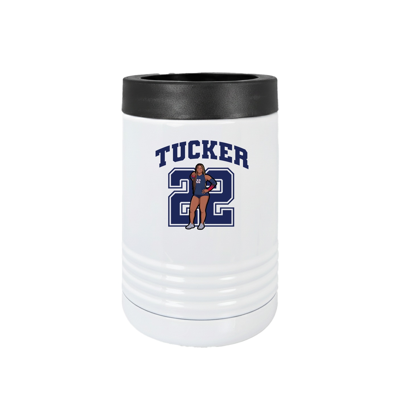 Beverage Holder — Number in White
