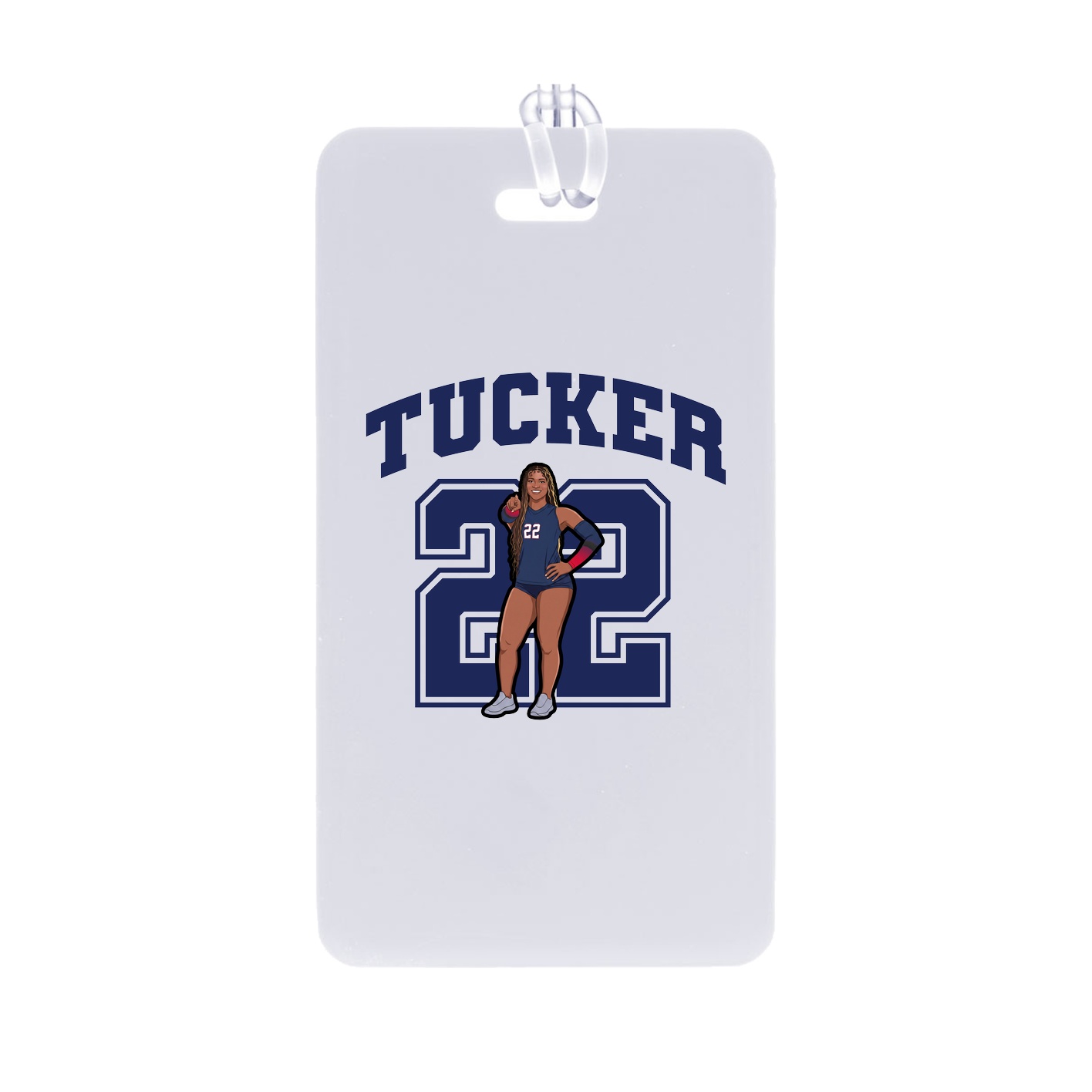 Bag Tag — Number in Classic