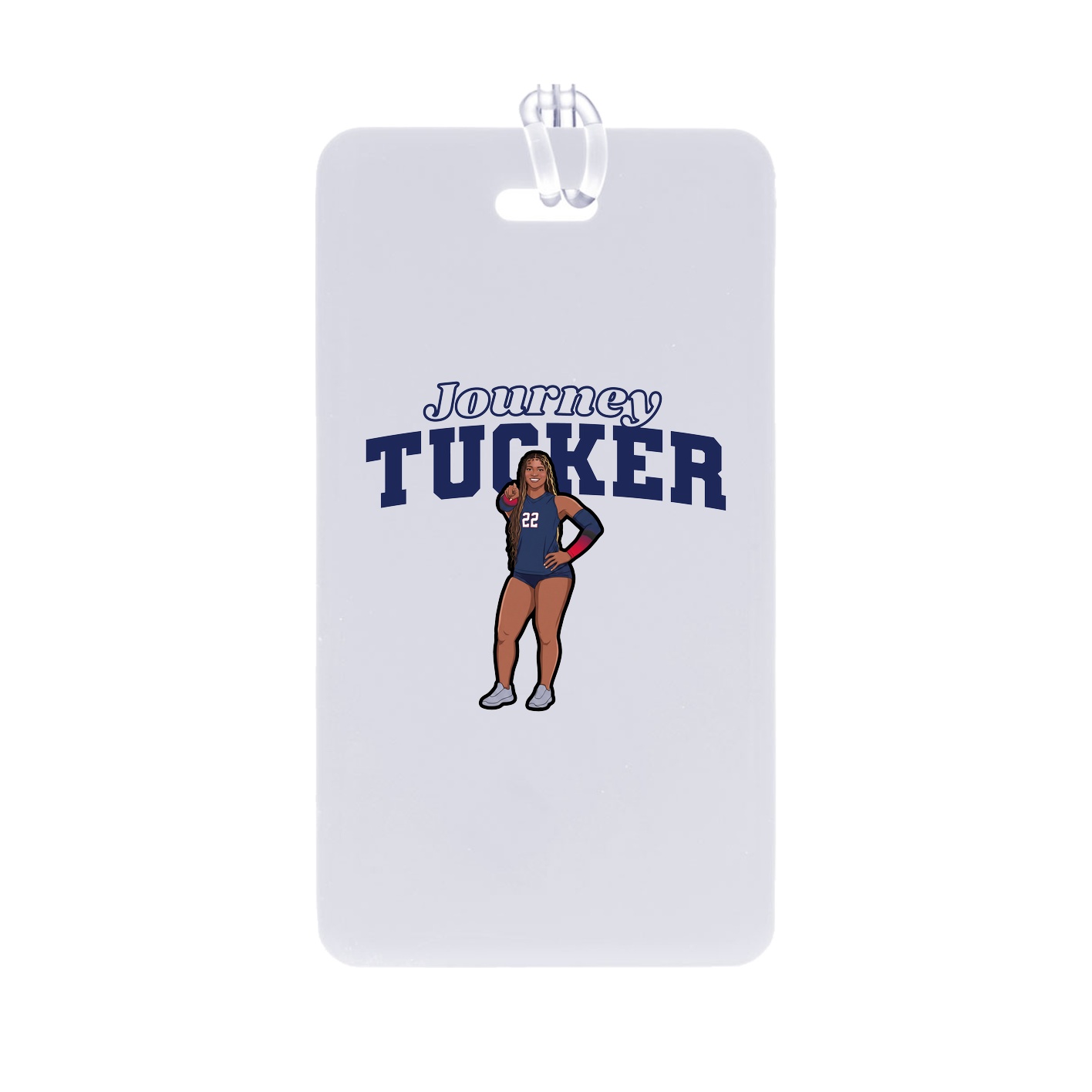 Bag Tag — Name Arch in Classic