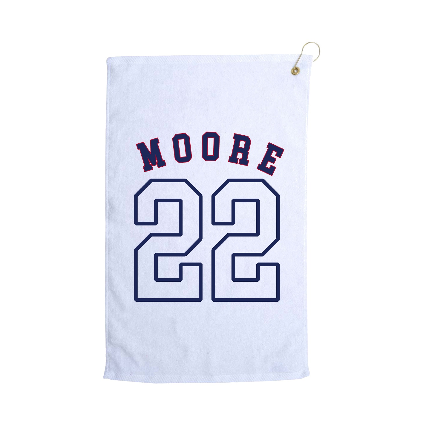 Golf Towel — Shirsey Arch in White