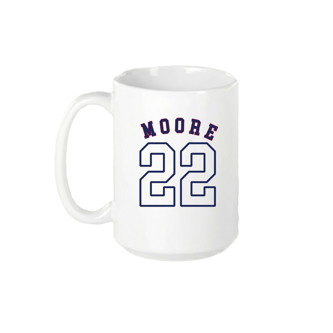 15oz Coffee Mug — Shirsey Arch in White