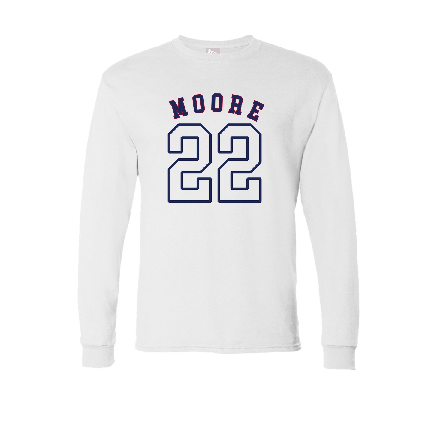 Long Sleeve Tee — Shirsey Arch in White