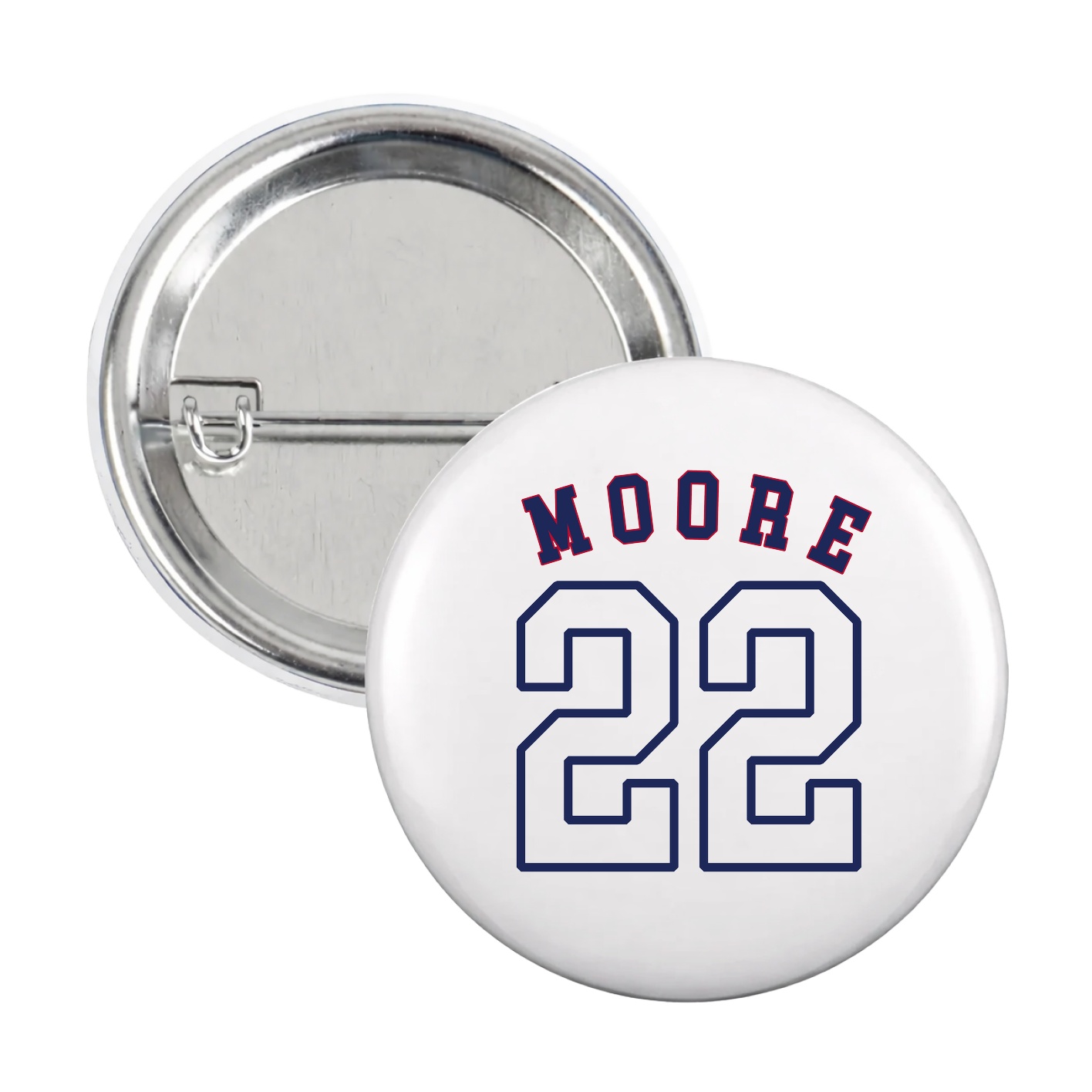 Game Day Button — Shirsey Arch in White
