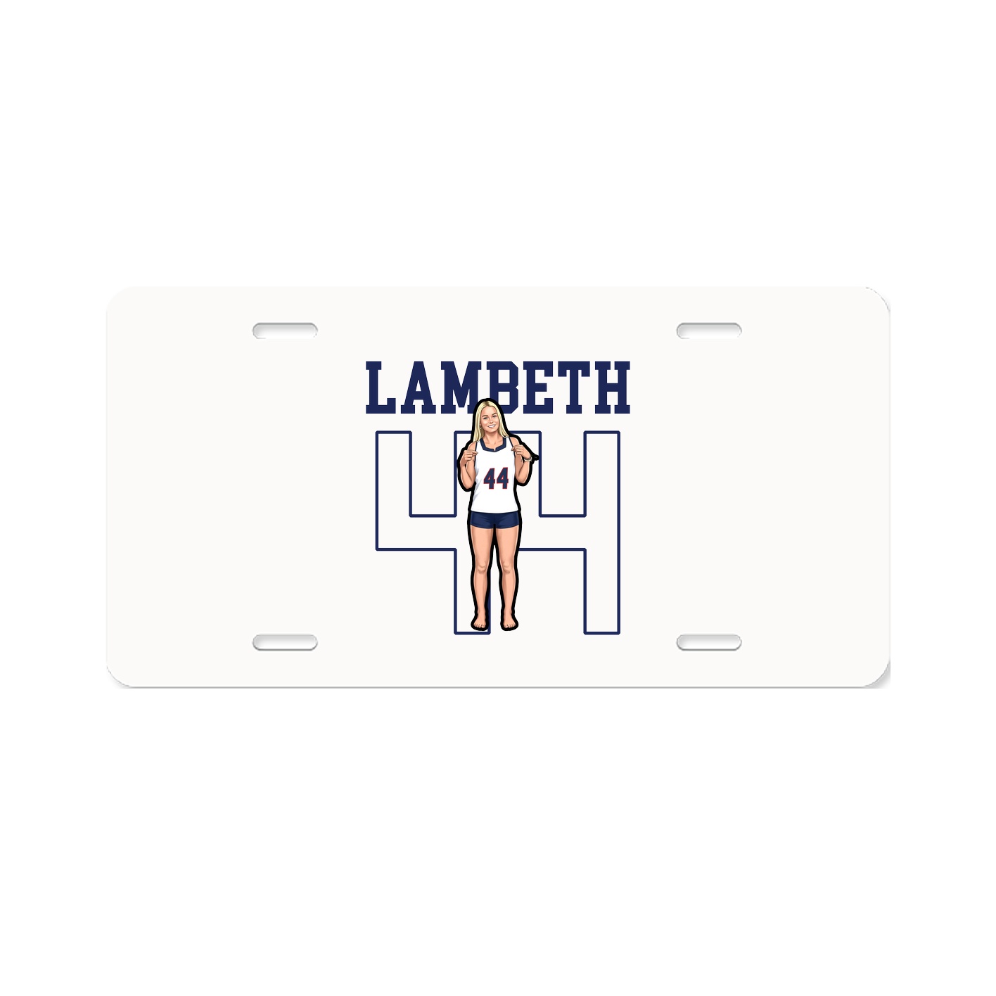 License Plate — Shirsey in Classic