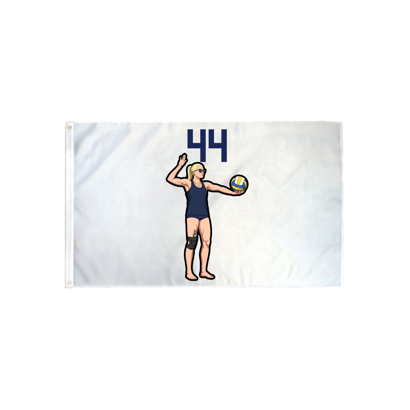 3x5 Flag — Number Top in Classic