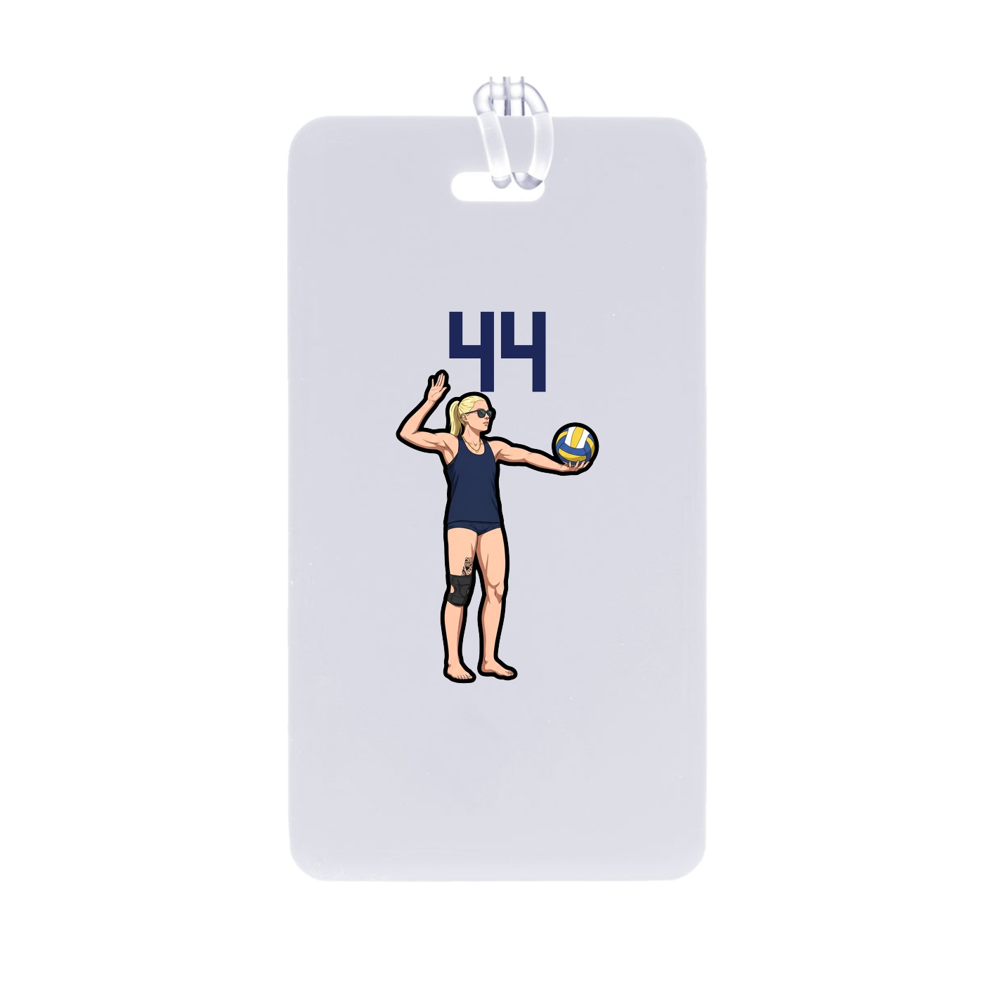 Bag Tag — Number Top in Classic
