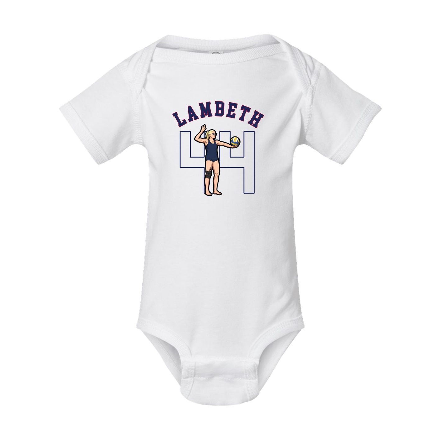 Baby Onesie — Shirsey Arch in White