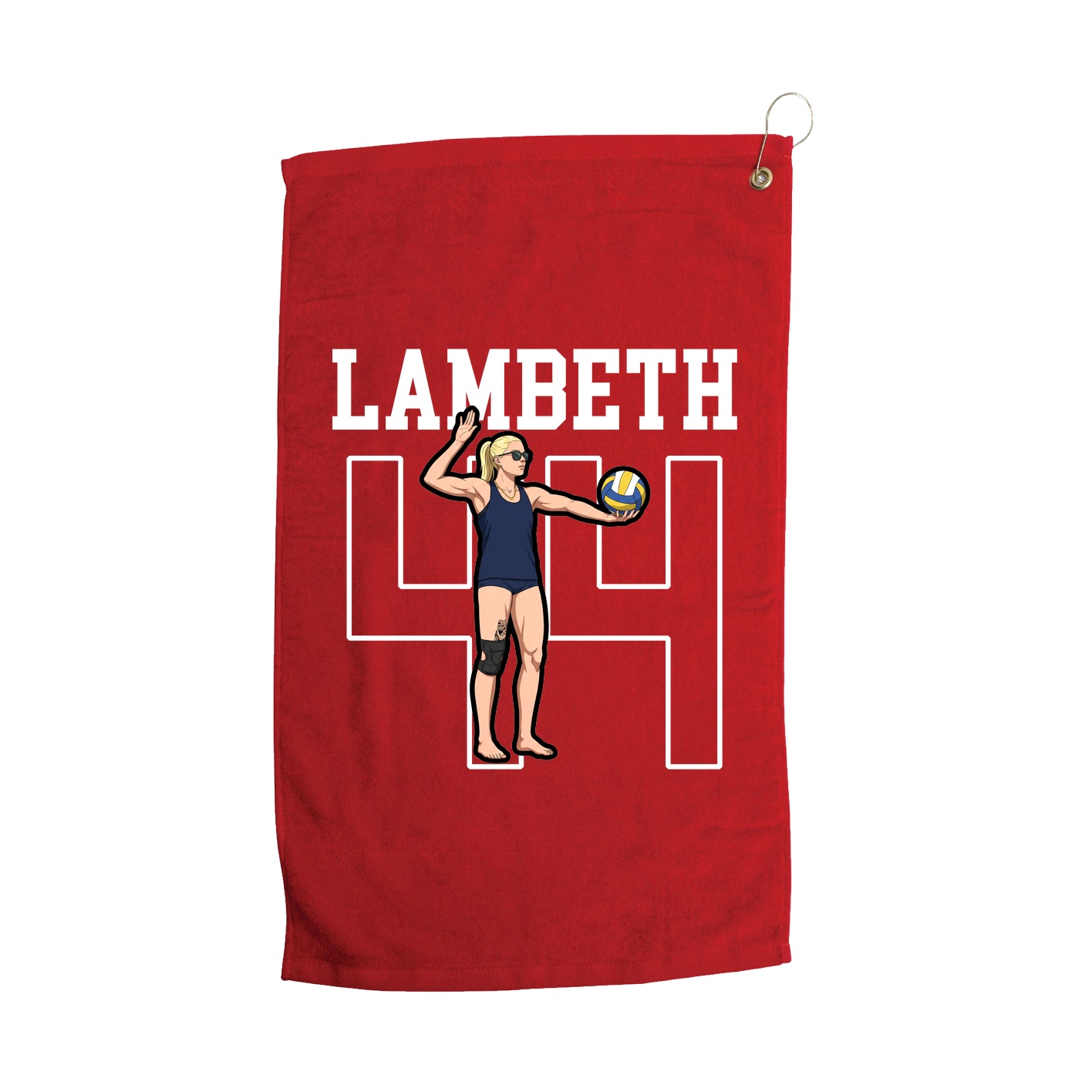 Golf Towel — Shirsey in Red