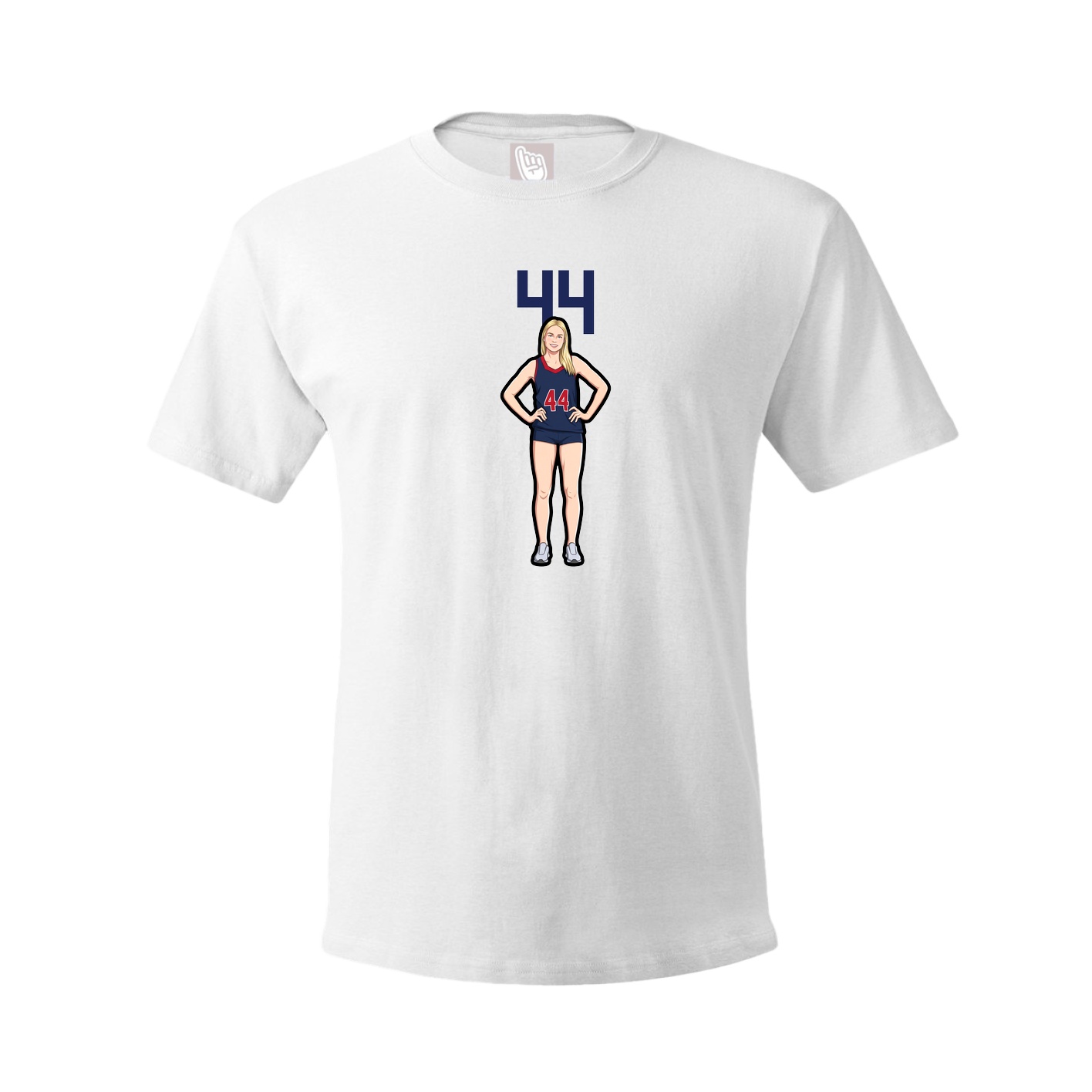 Tee — Number Top in White