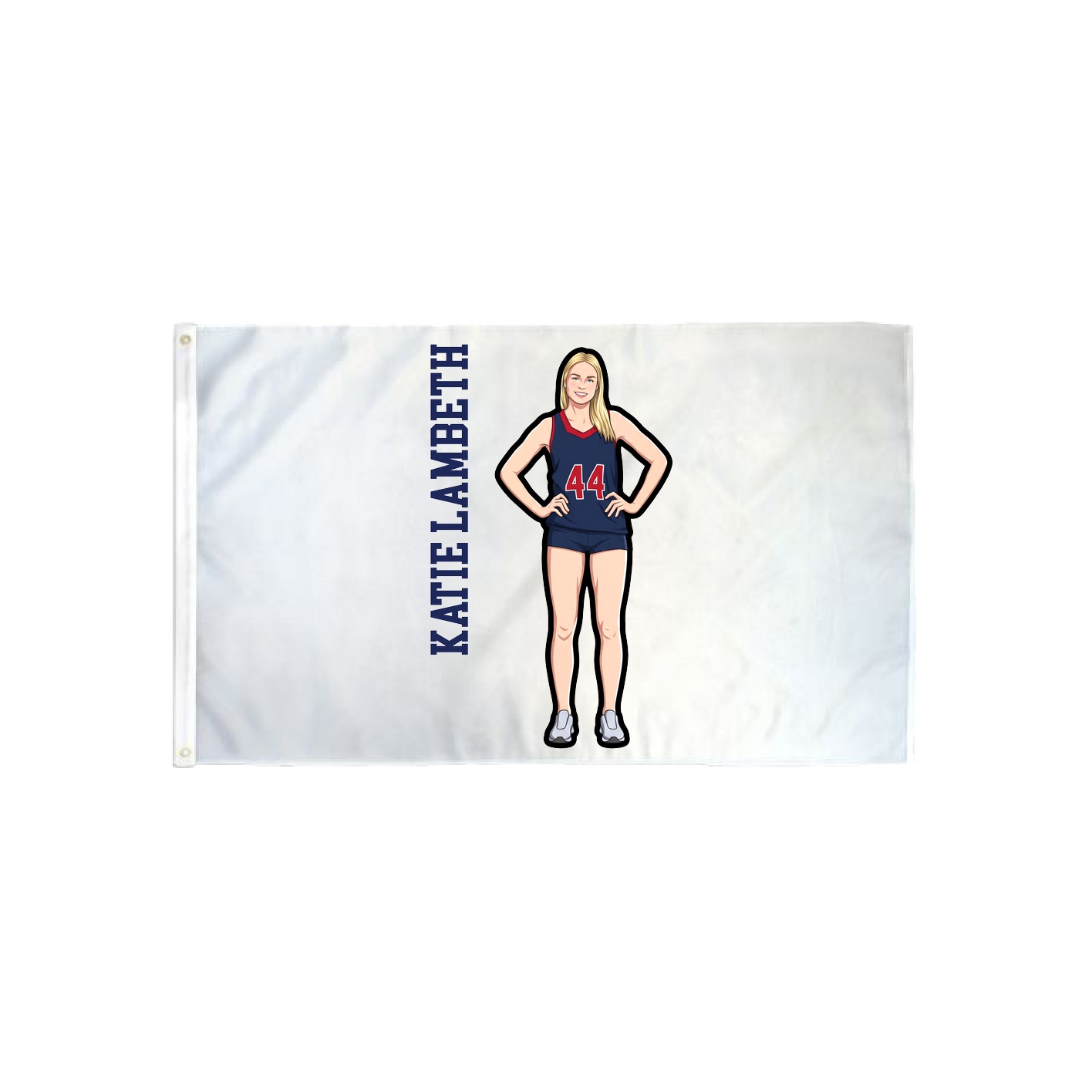 3x5 Flag — Name Vertical in Classic