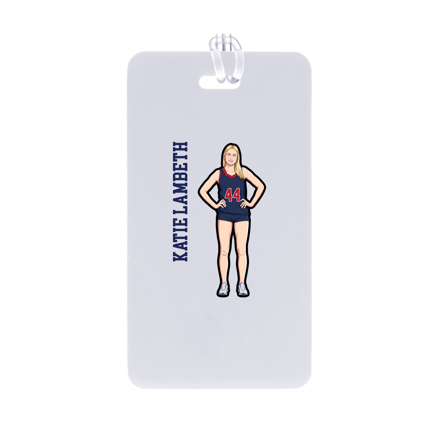 Bag Tag — Name Vertical in Classic