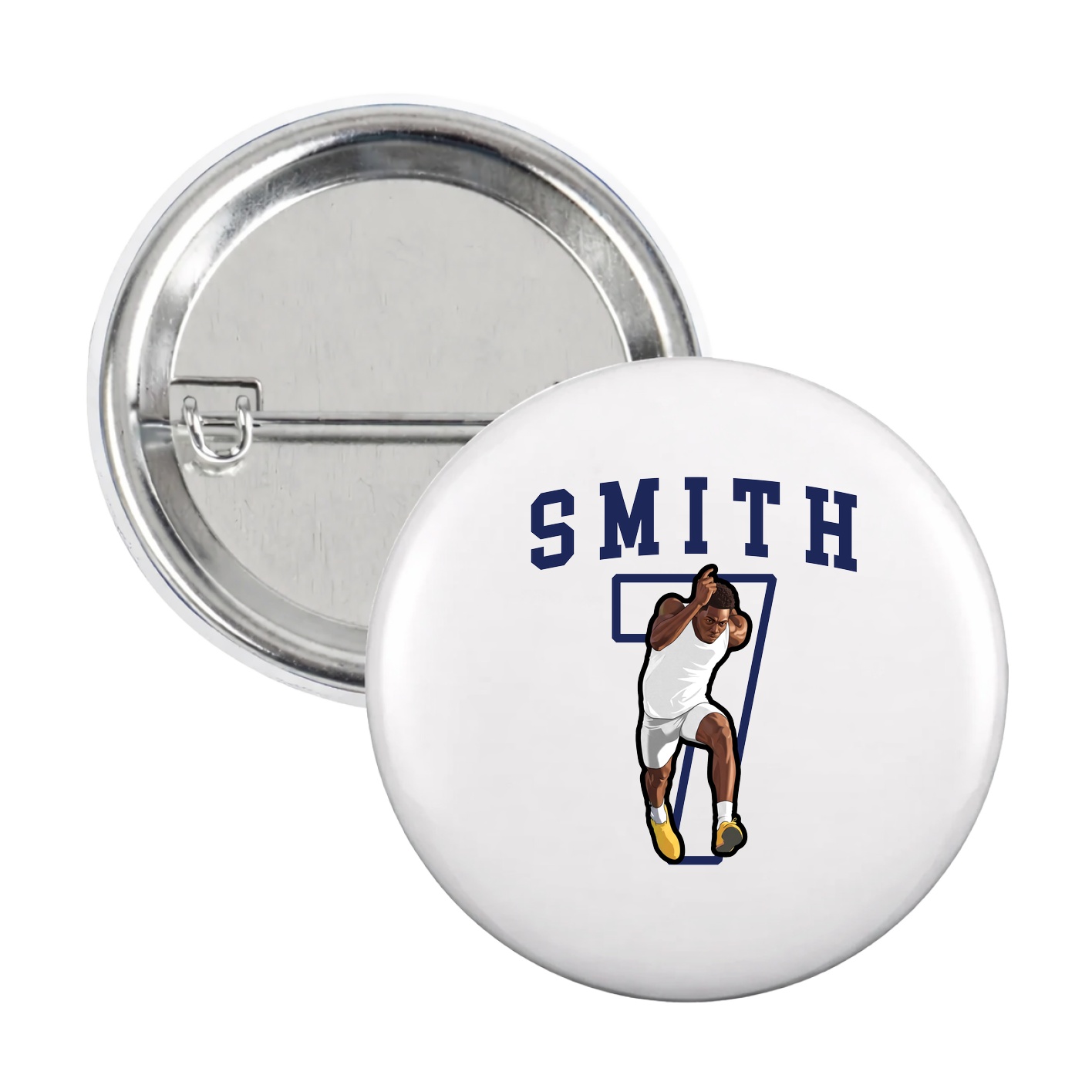 Game Day Button — Shirsey in White